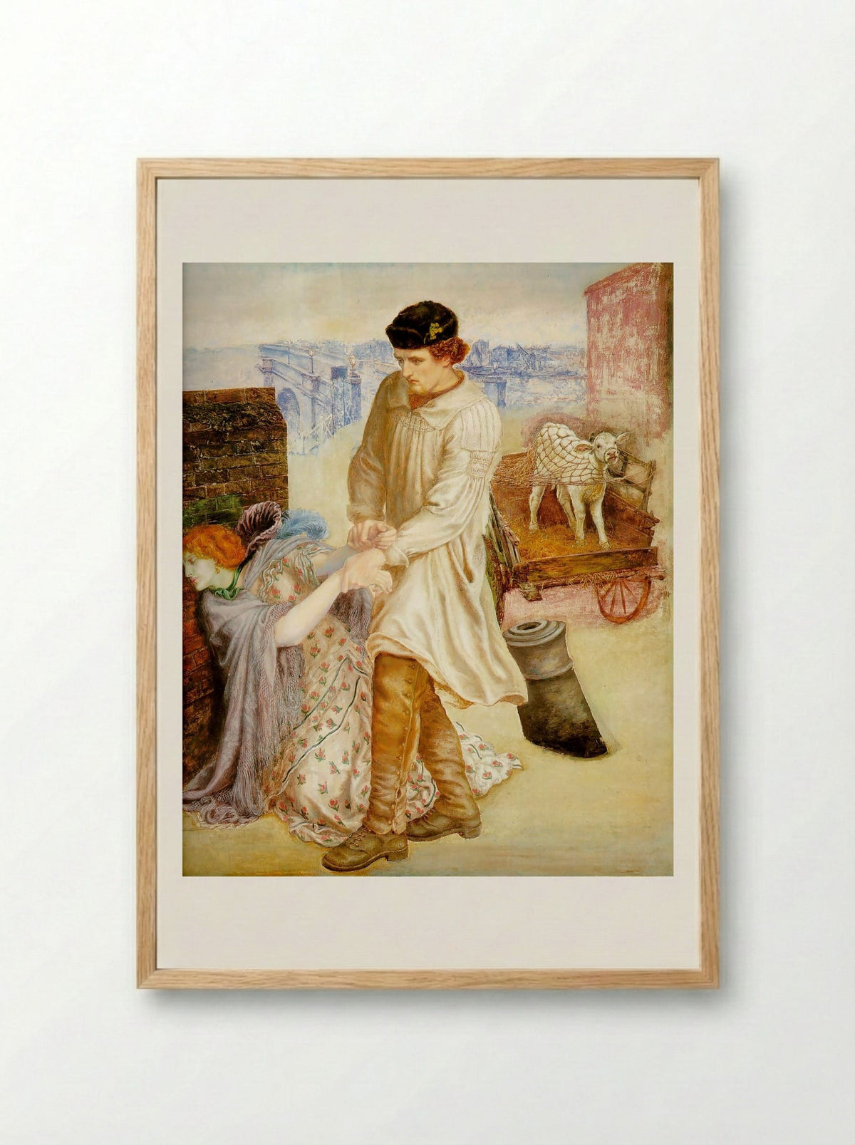 Found - Ford Madox Brown - Framed Print Wood