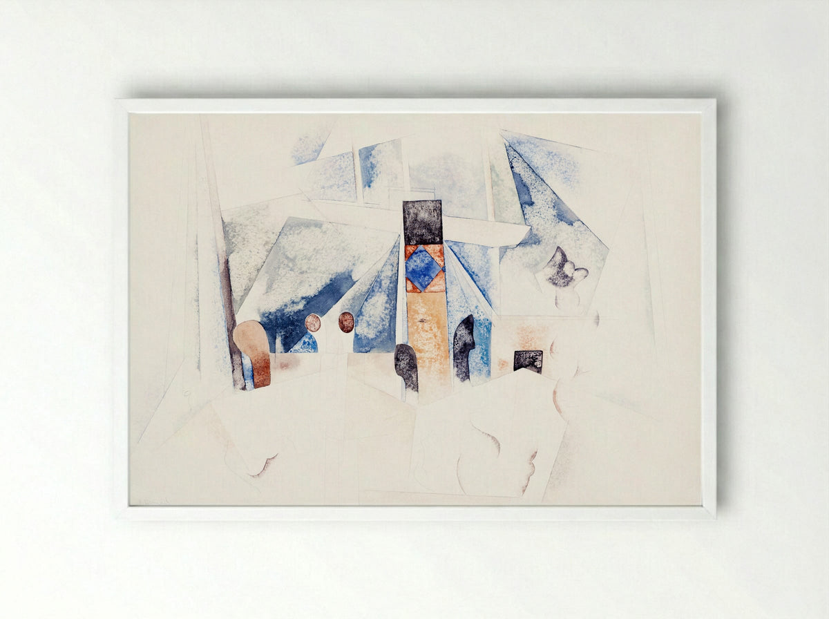 Bermuda Landscape No. 1 - Charles Demuth - Framed Print White