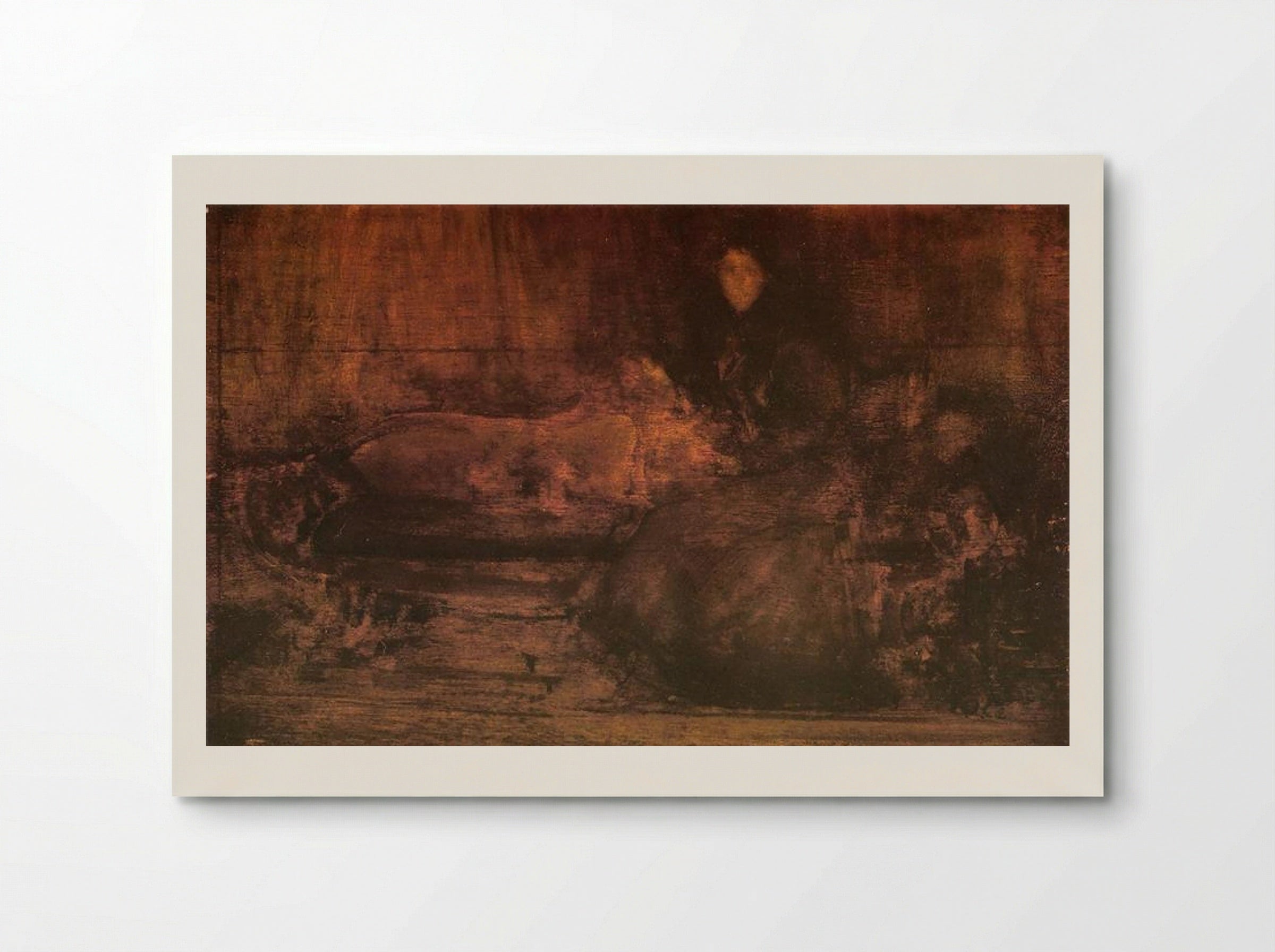 Brown and Gold: Portrait of Lady Eden - James McNeill Whistler - Poster