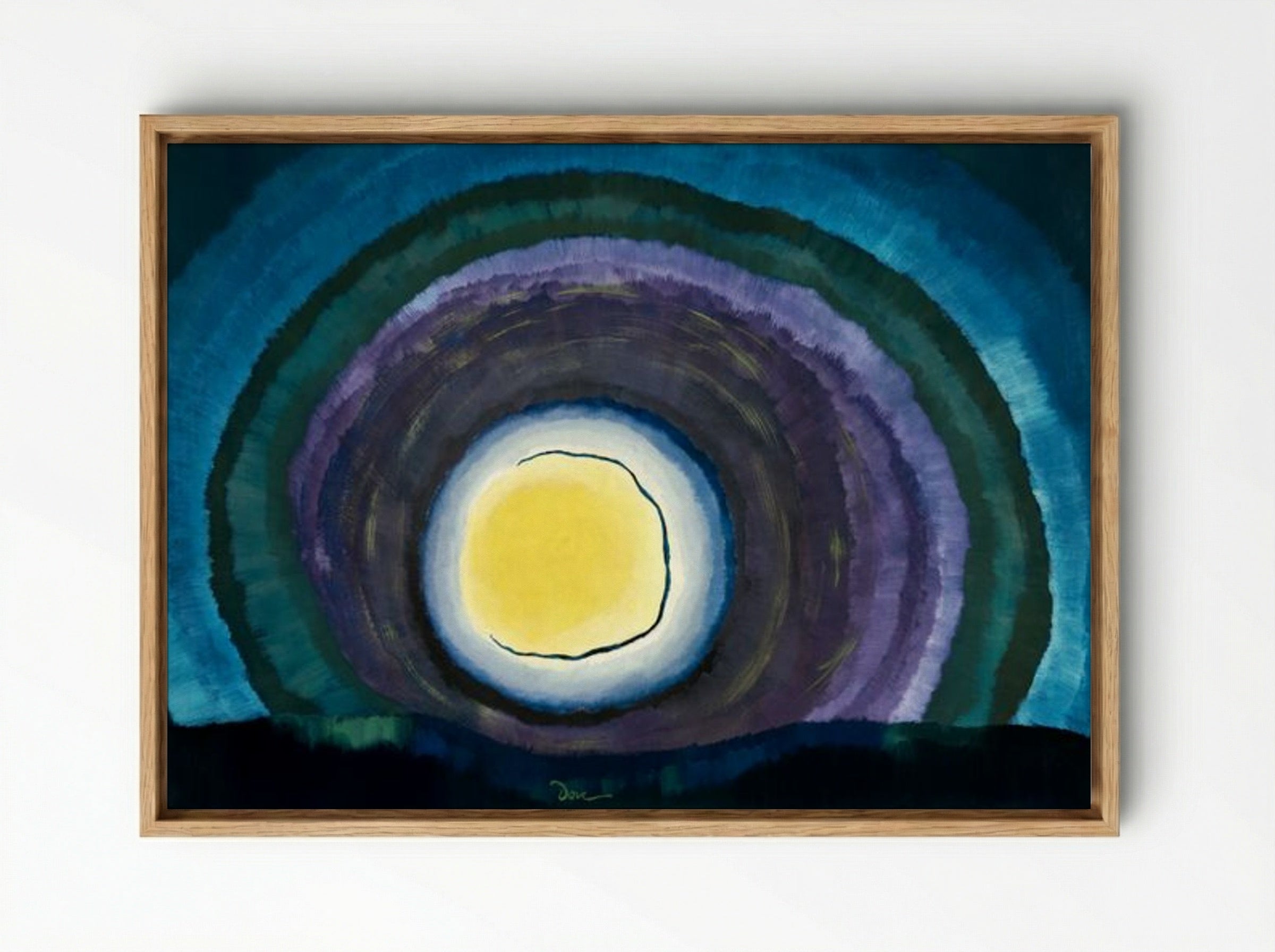 Sunrise III - Arthur Dove - Framed Canvas Wood
