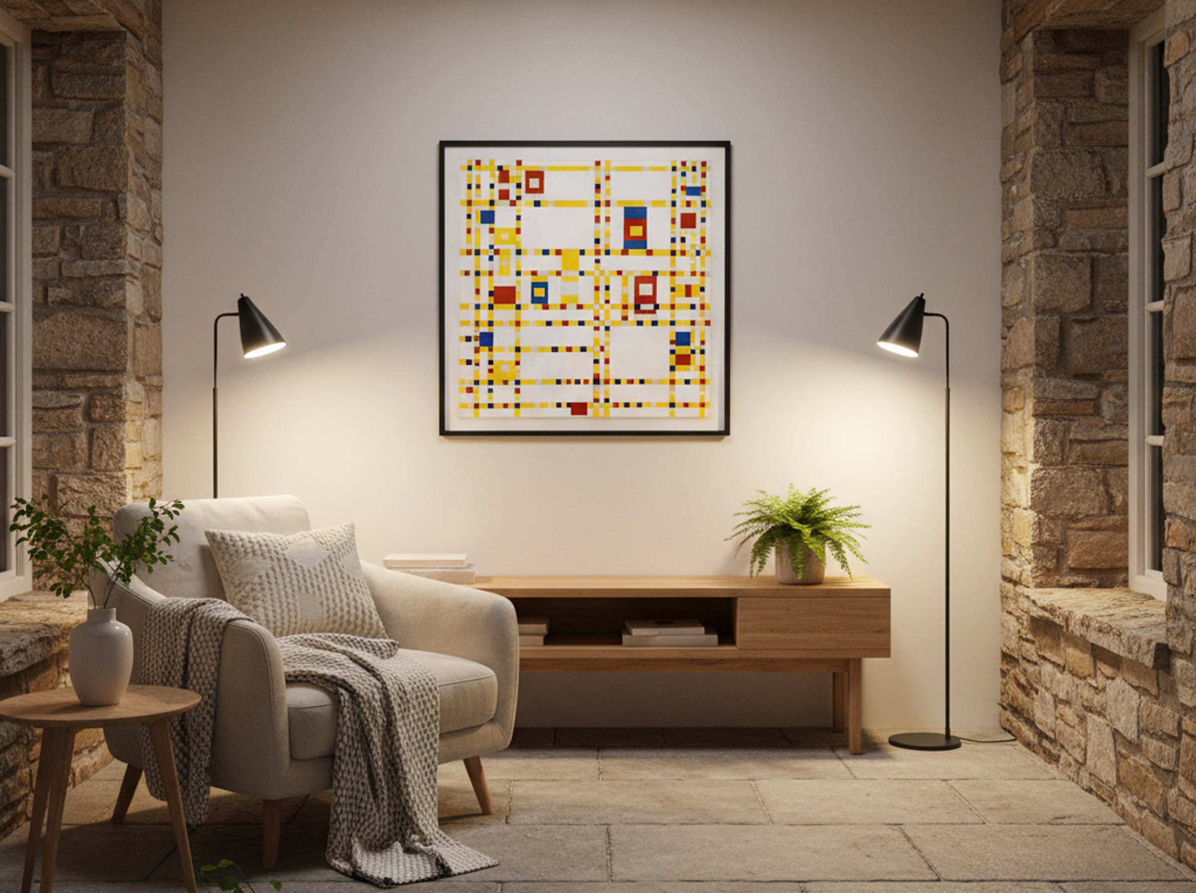 Broadway Boogie Woogie - Piet Mondrian - Lifestyle