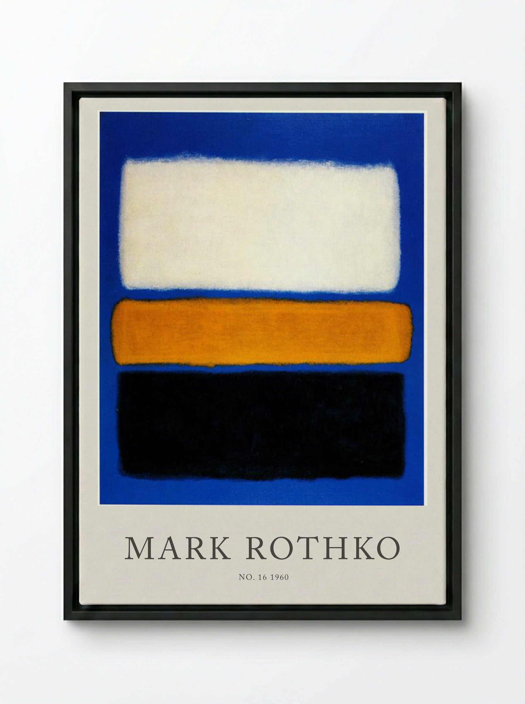 No. 16 - Mark Rothko - Framed Canvas Black