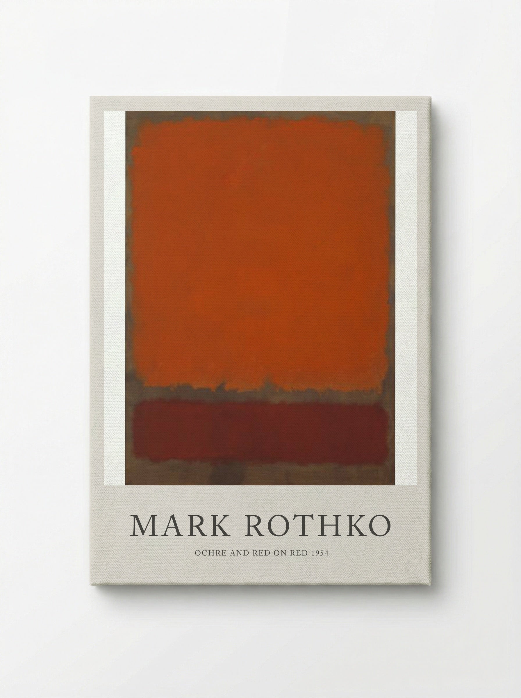Ochre and Red on Red - Mark Rothko - Canvas