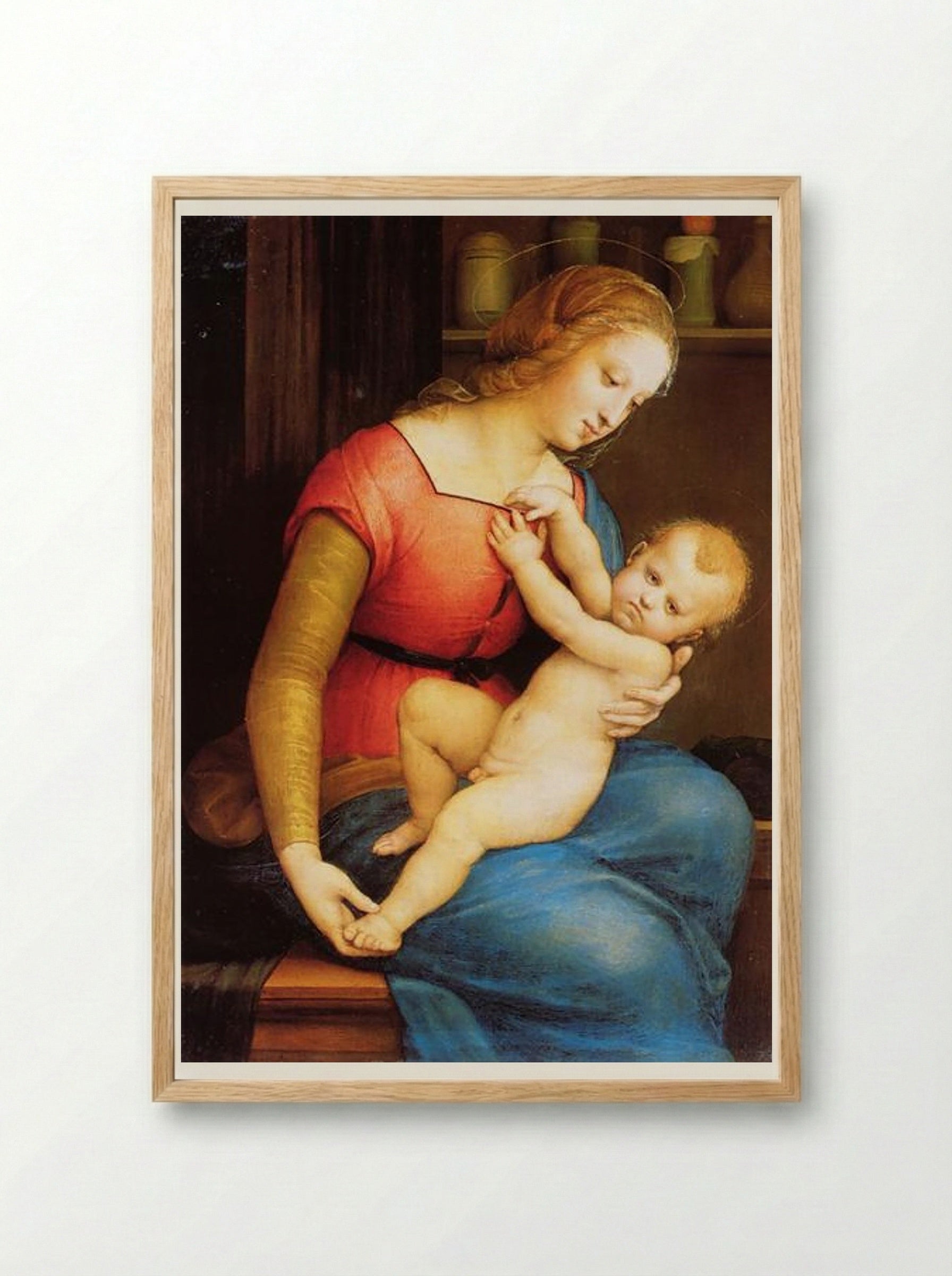 The Virgin of the House of Orleans - Raphael - Framed Print Wood