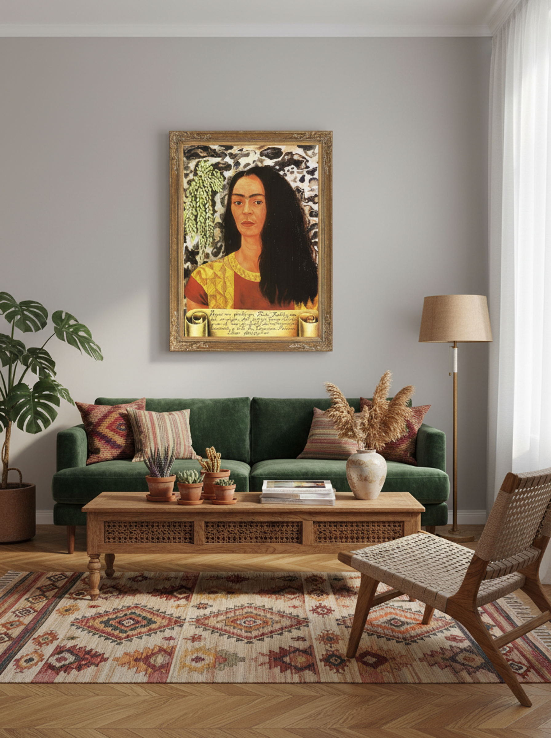 Self-Portrait with Loose Hair - Frida Kahlo - Lifestyle