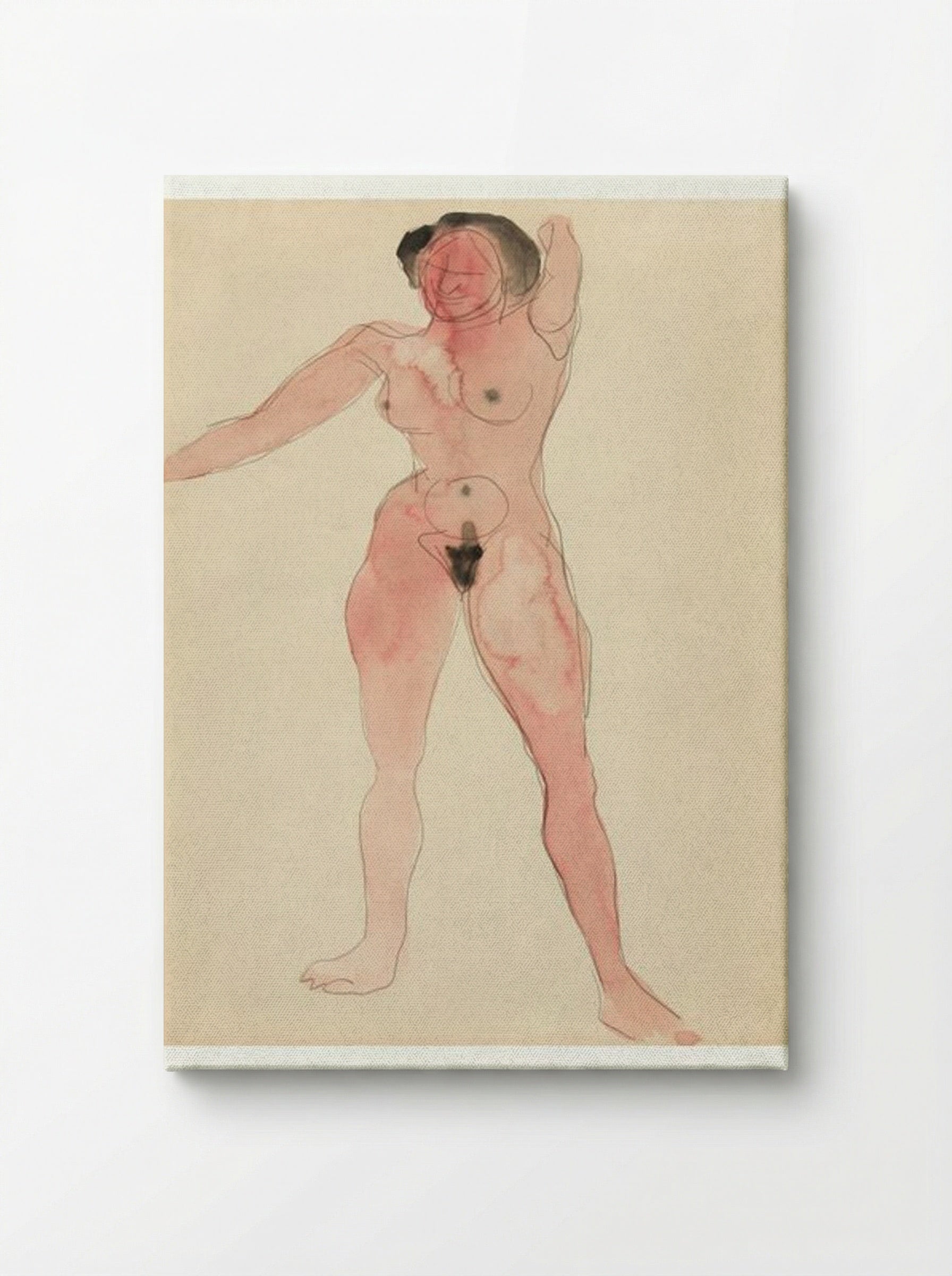 Female Nude (Standing Figure) - Charles Demuth - Canvas