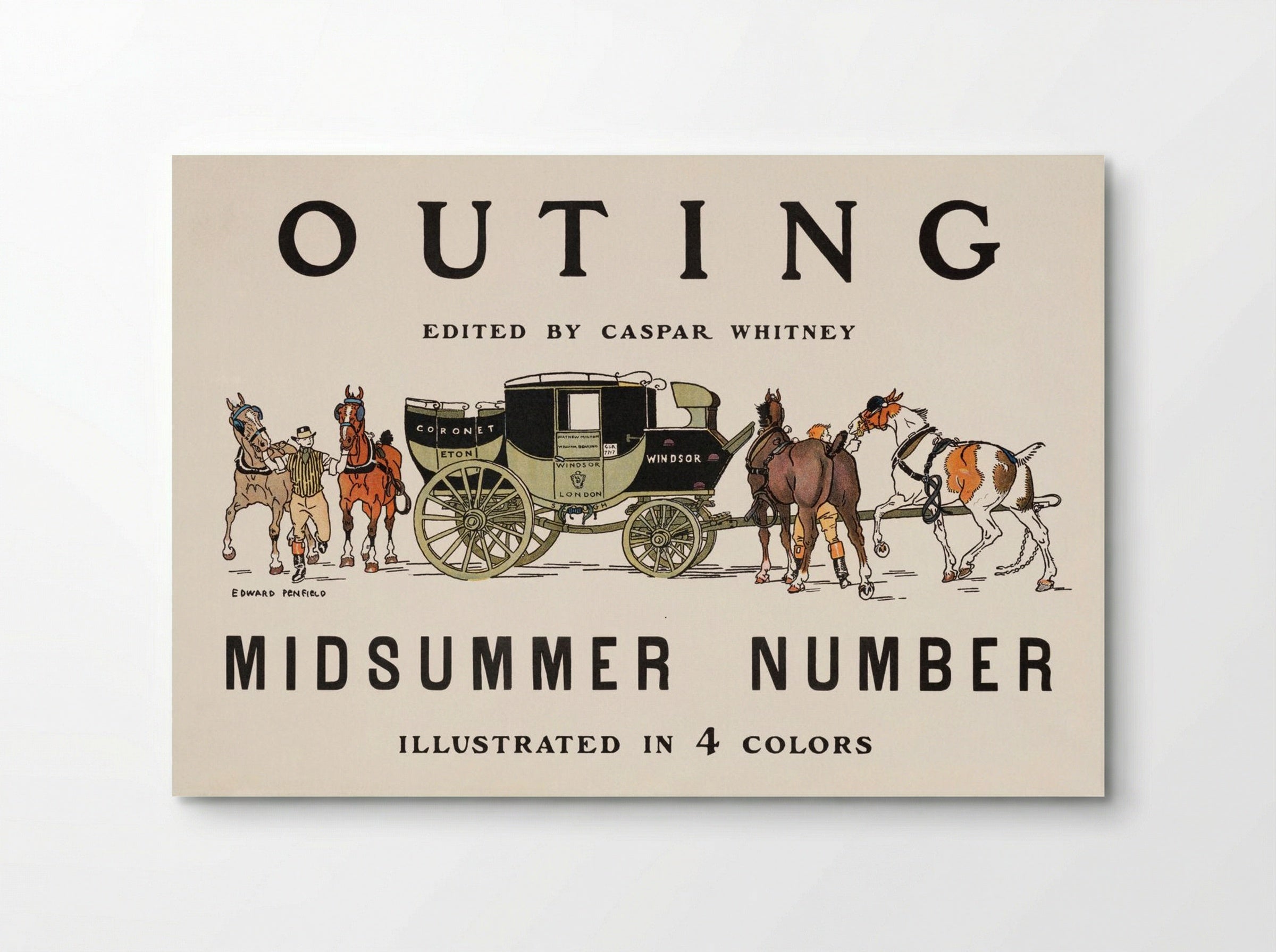 Outing, Midsummer Number - Edward Penfield - Poster