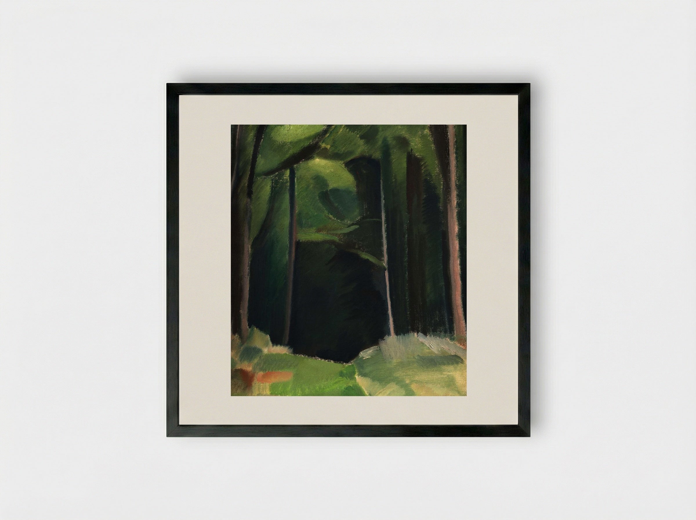Inside the Wood - Harald Giersing - Framed Print Black