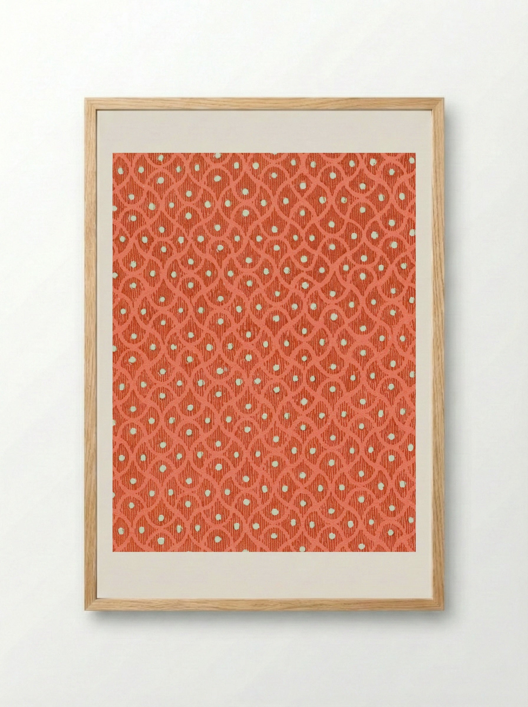 Lamé in Pink and Green - Charles Goy - Framed Print Wood