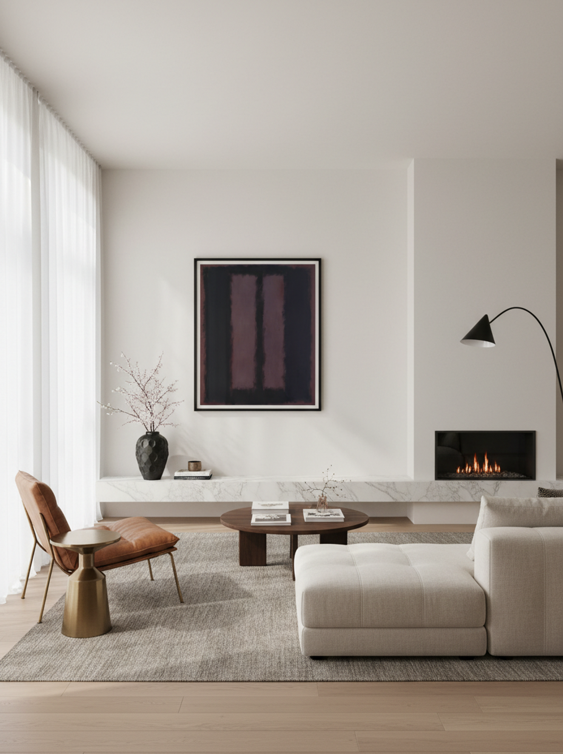 Black on Maroon - Mark Rothko - Lifestyle
