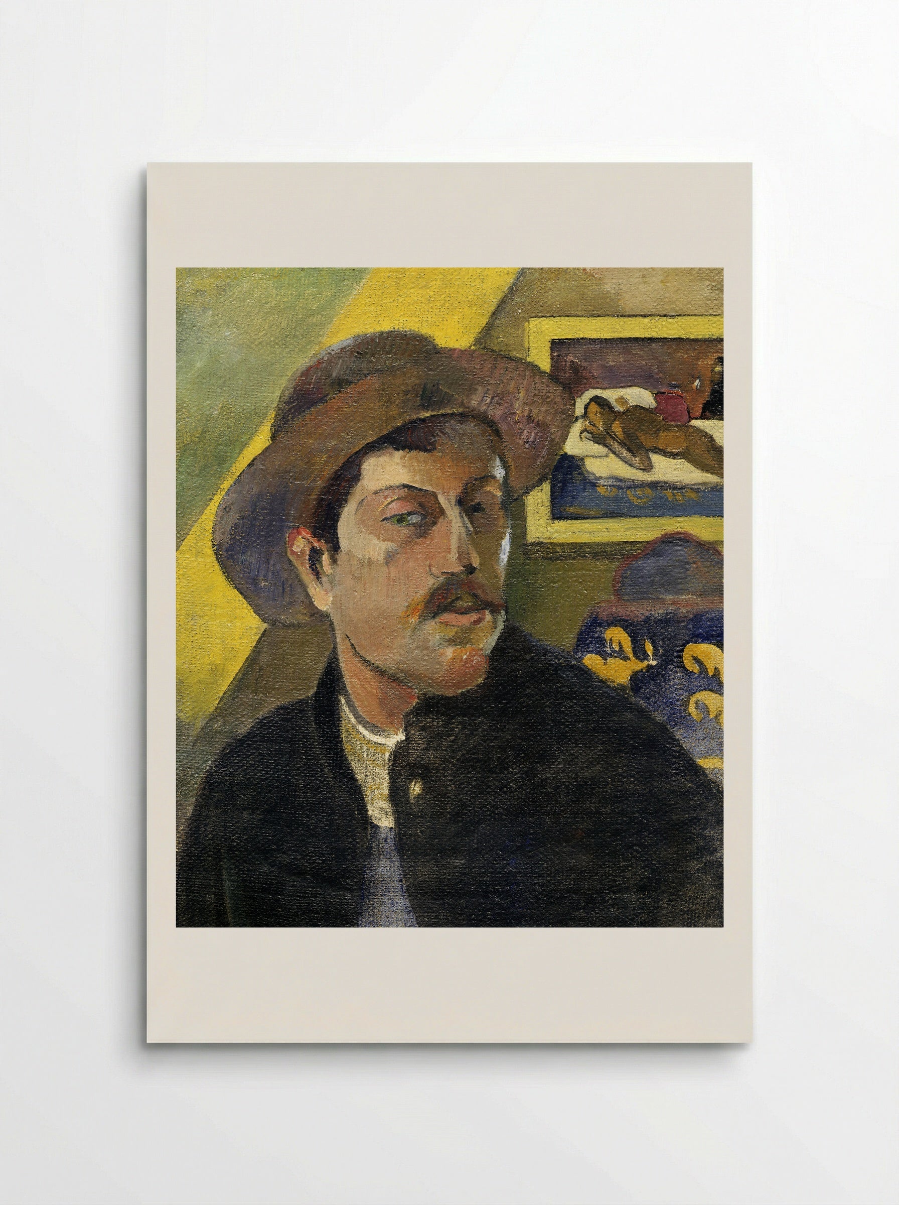 Self-Portrait in a Hat - Paul Gauguin - Poster