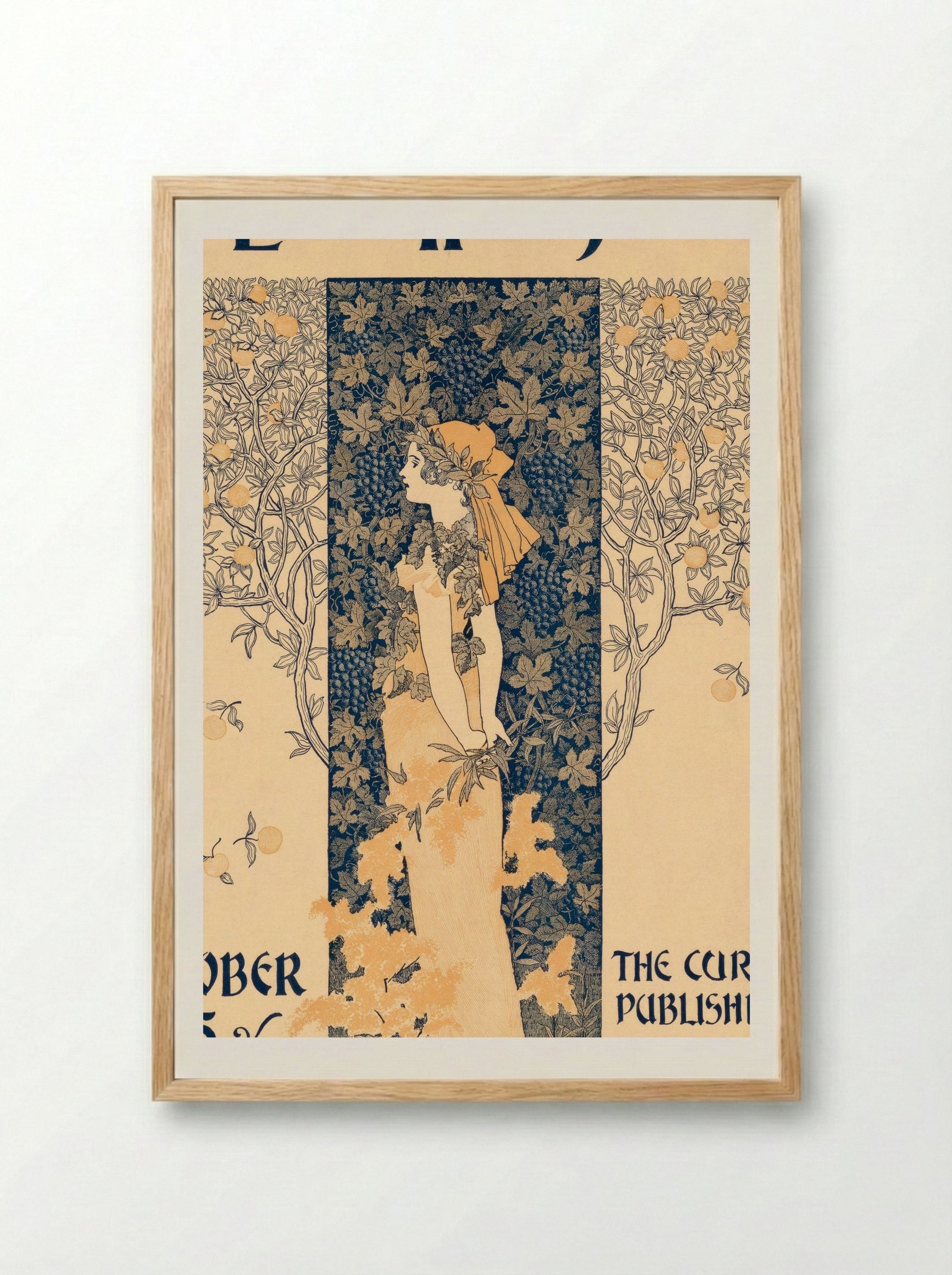 The Ladies' Home Journal for October, 1895 - William Martin Johnson - Framed Print Wood