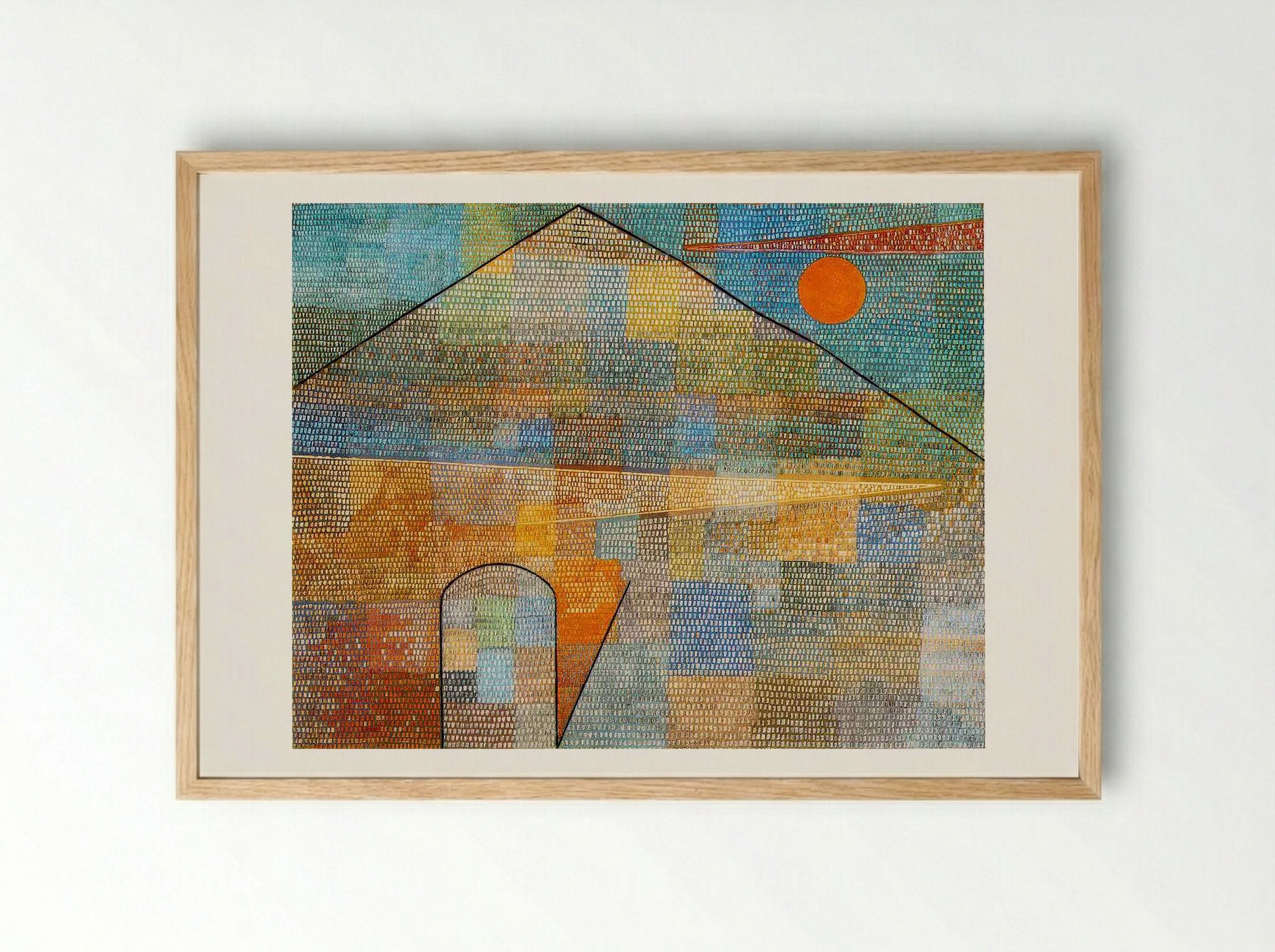 Ad Parnassum - Paul Klee - Framed Print Wood