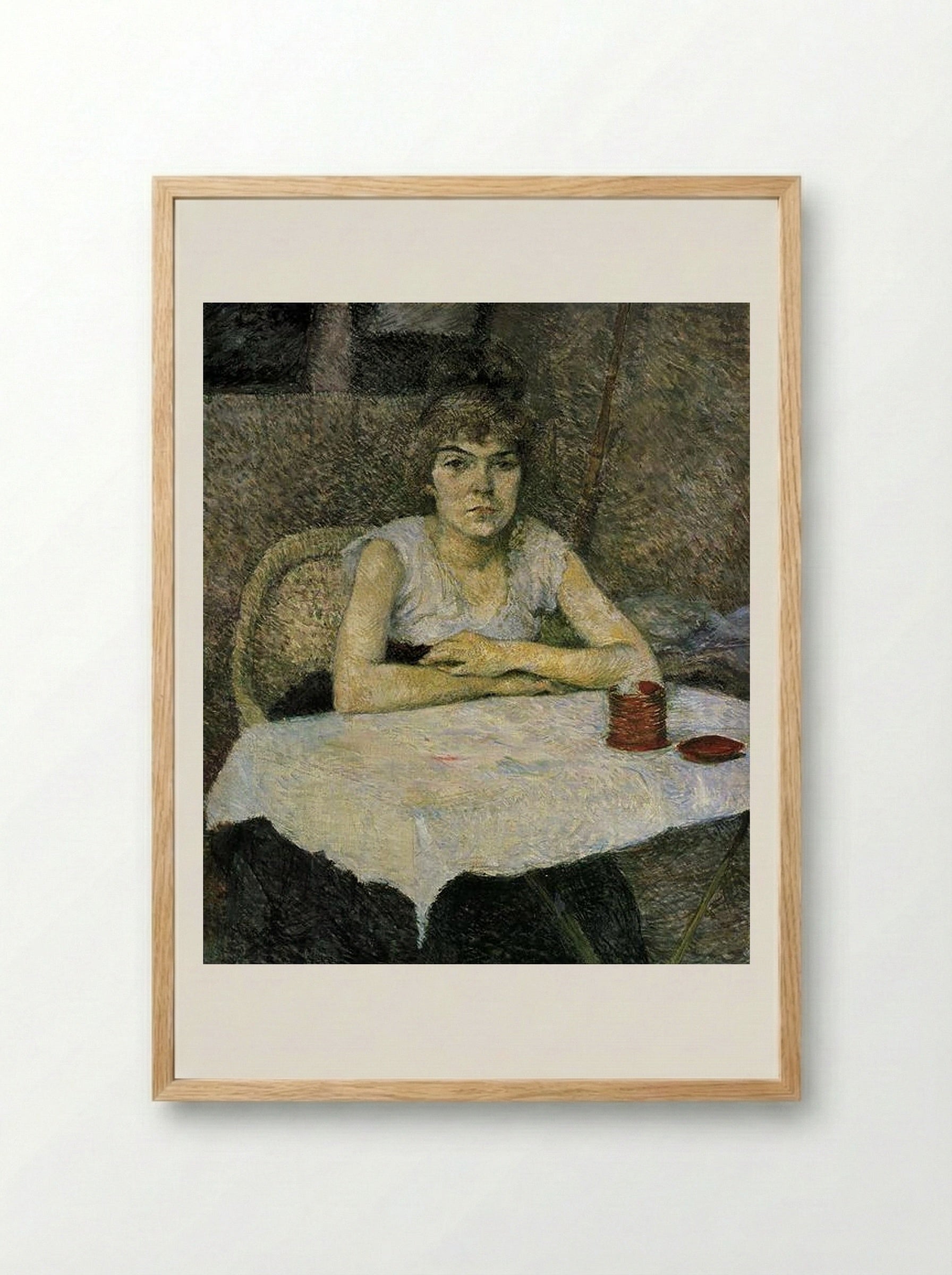 Rice Powder - Henri de Toulouse-Lautrec - Framed Print Wood