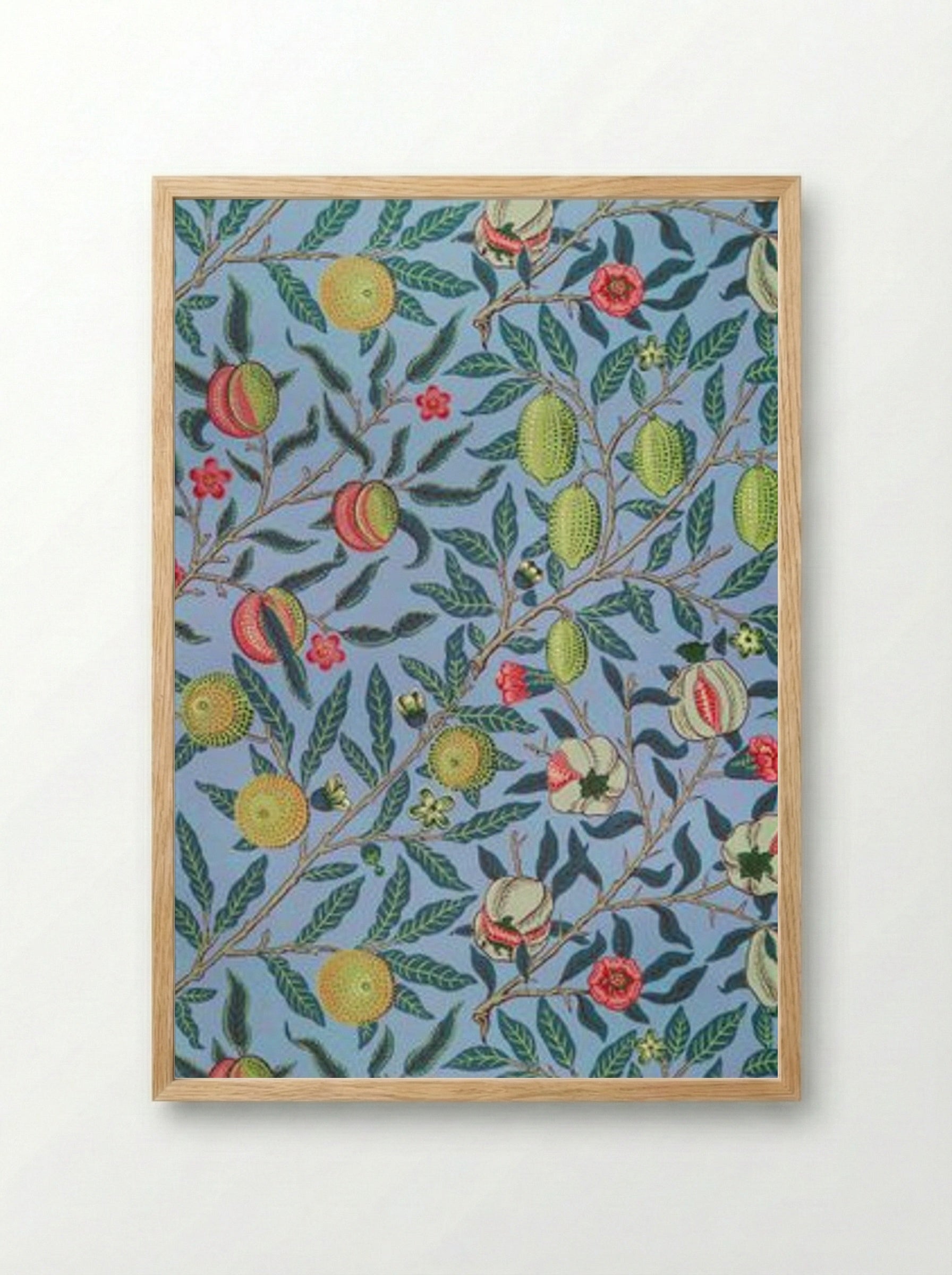 Fruit or Pomegranate - William Morris - Framed Print Wood