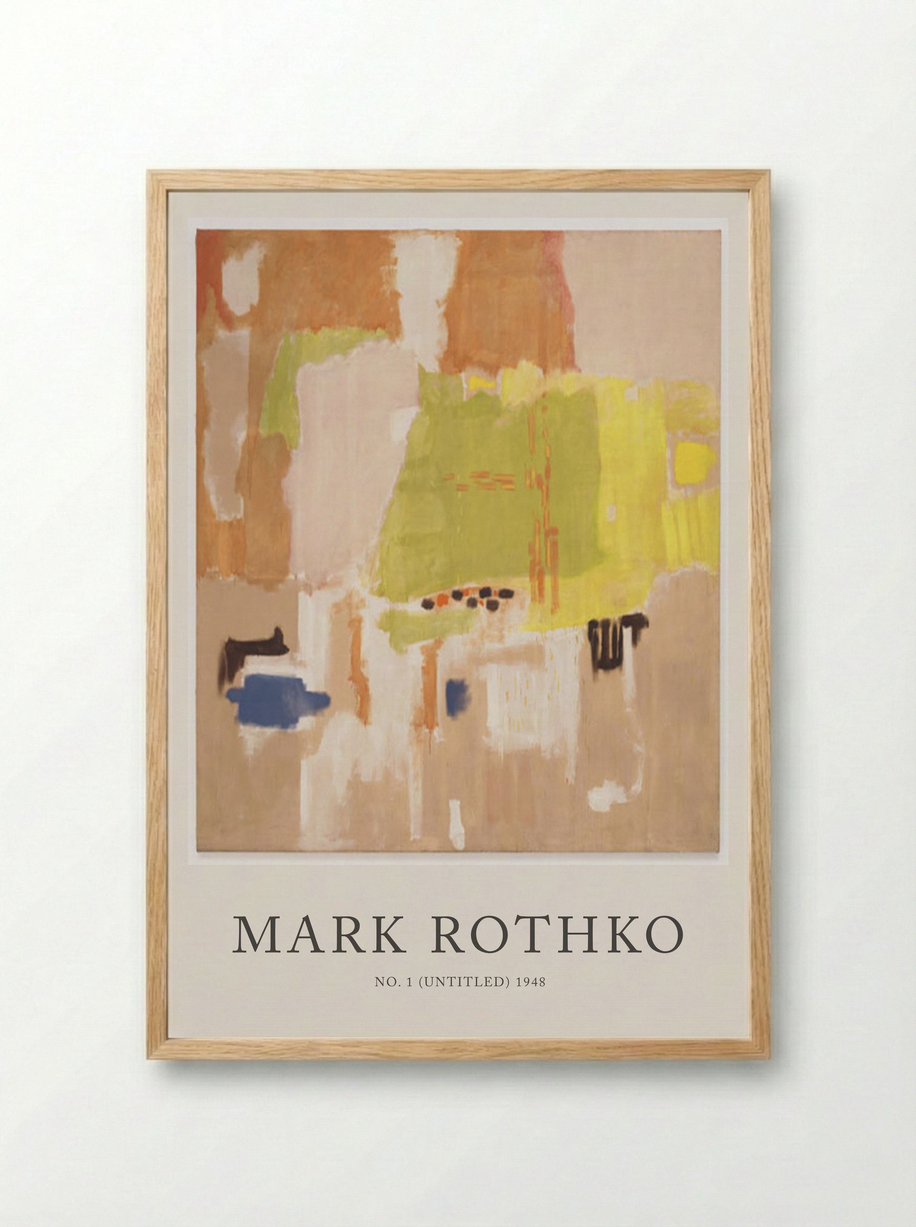 No. 1 (Untitled) - Mark Rothko - Framed Print Wood