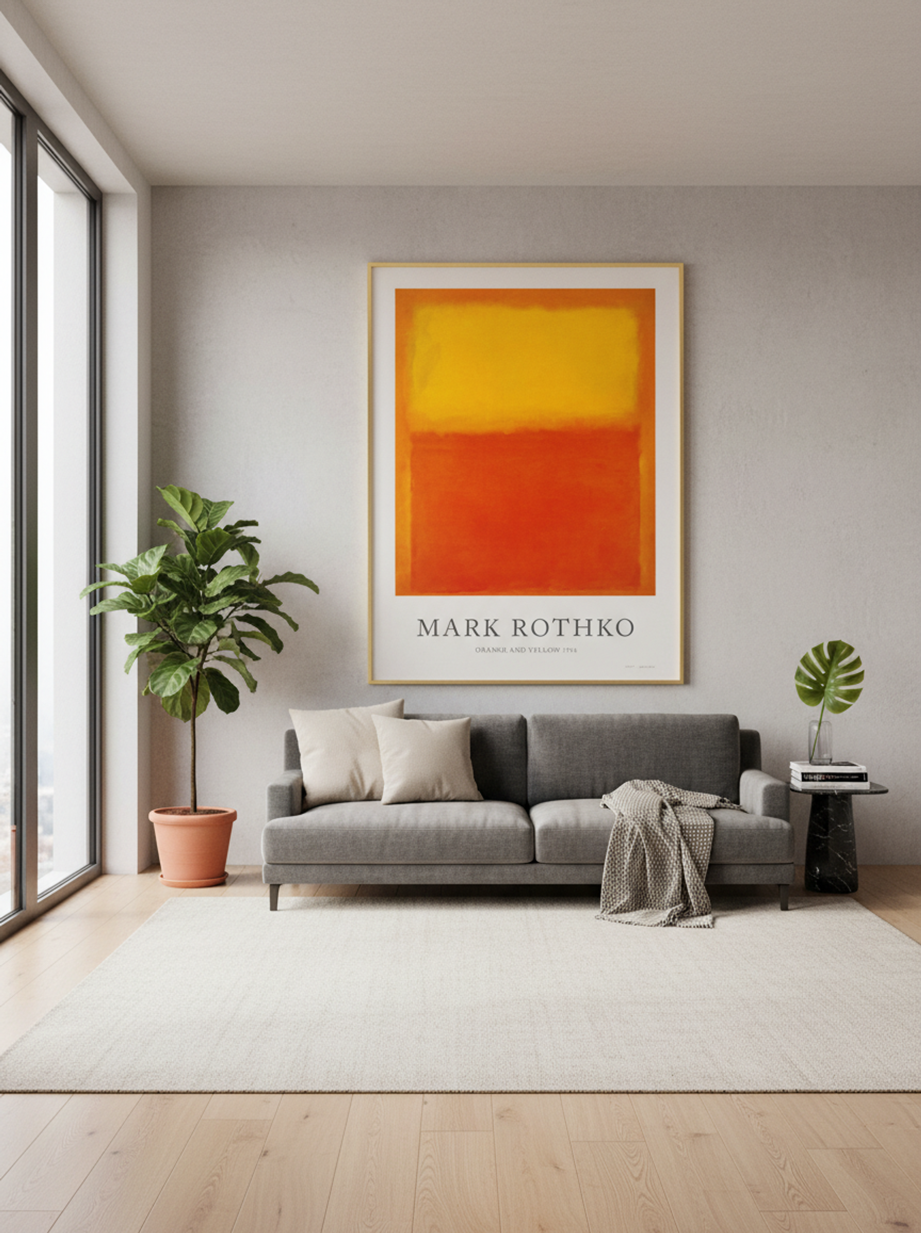Orange and Yellow - Mark Rothko - Lifestyle