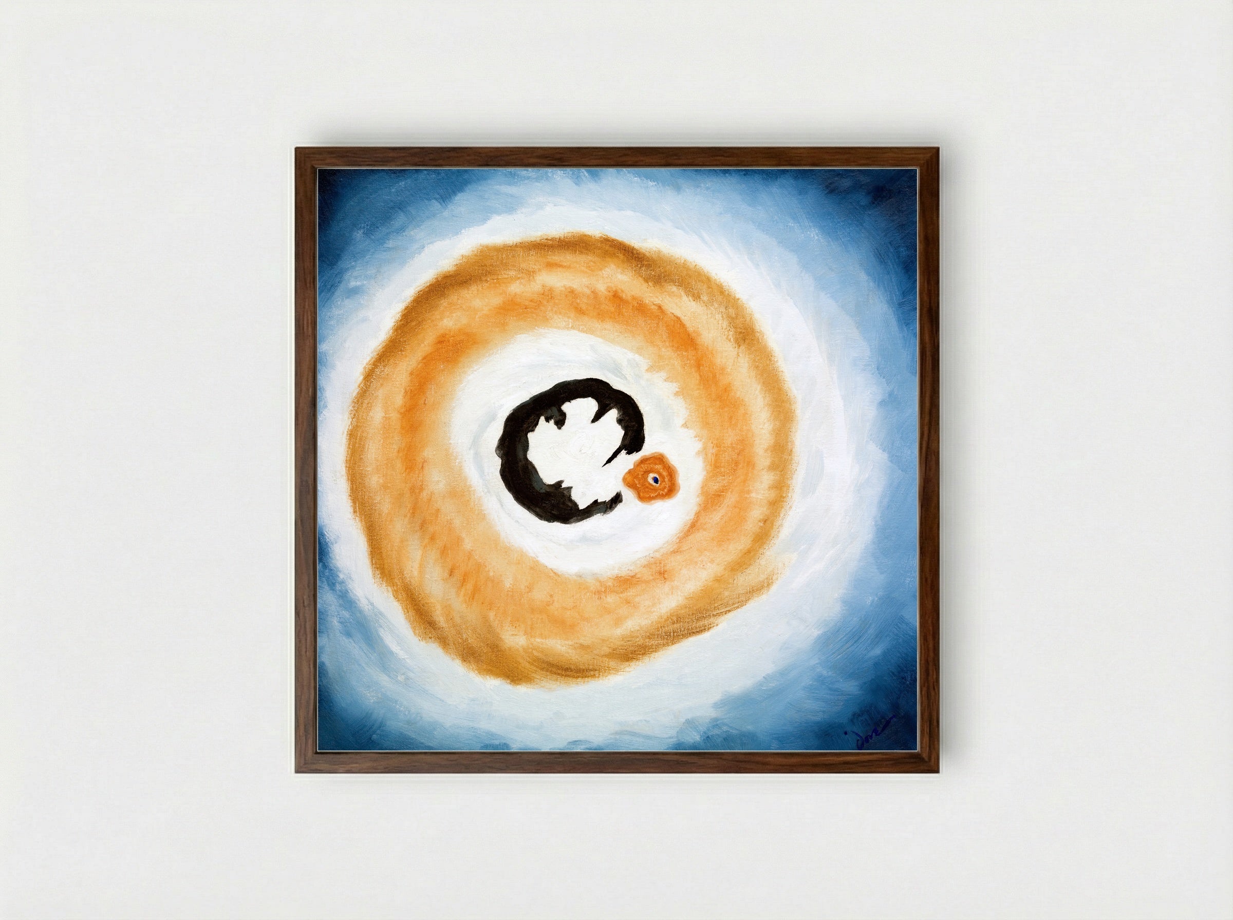 Dawn II - Arthur Dove - Framed Print Dark Wood