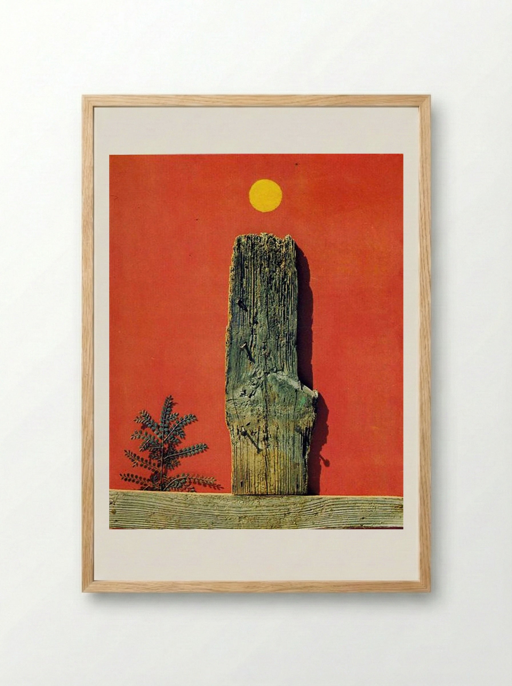 Red Forest - Max Ernst - Framed Print Wood
