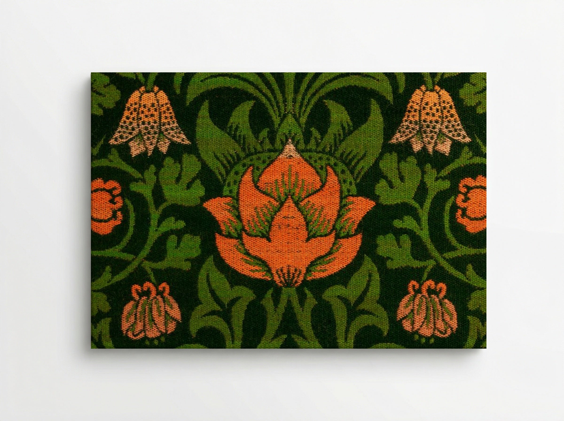 Violet and Columbine - William Morris - Canvas