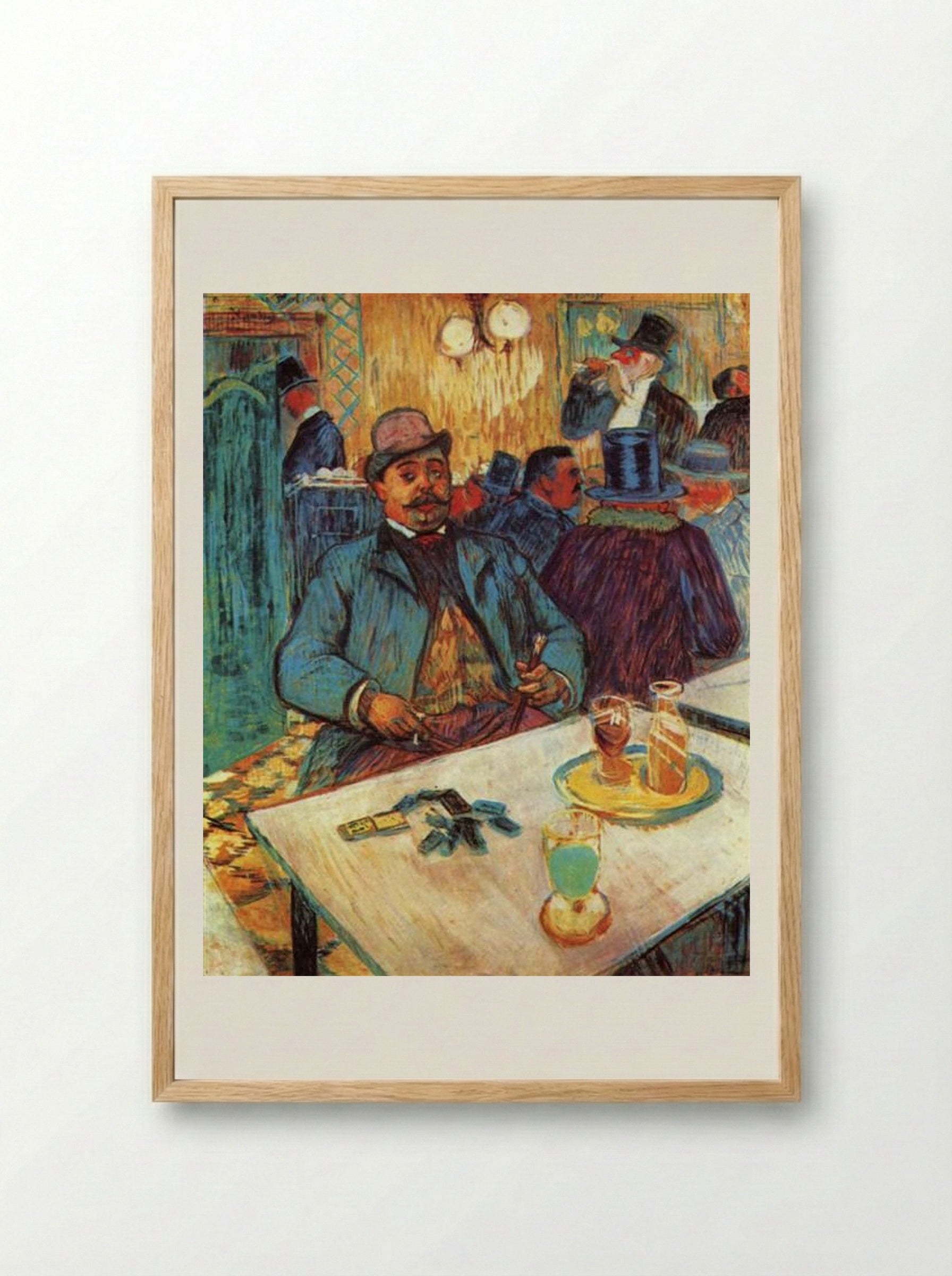 Monsieur Boileau - Henri de Toulouse-Lautrec - Framed Print Wood