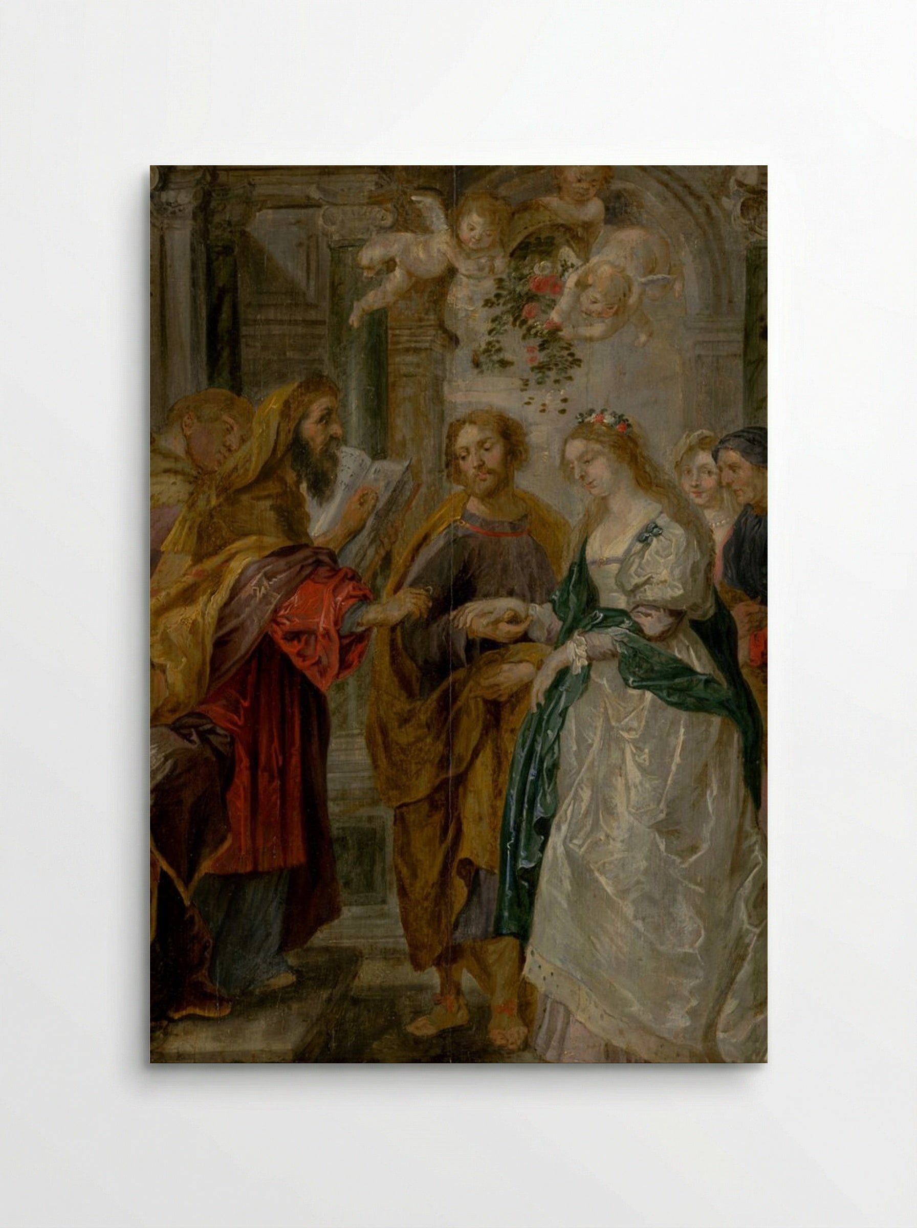 The Betrothal of the Virgin Mary - Peter Paul Rubens - Poster