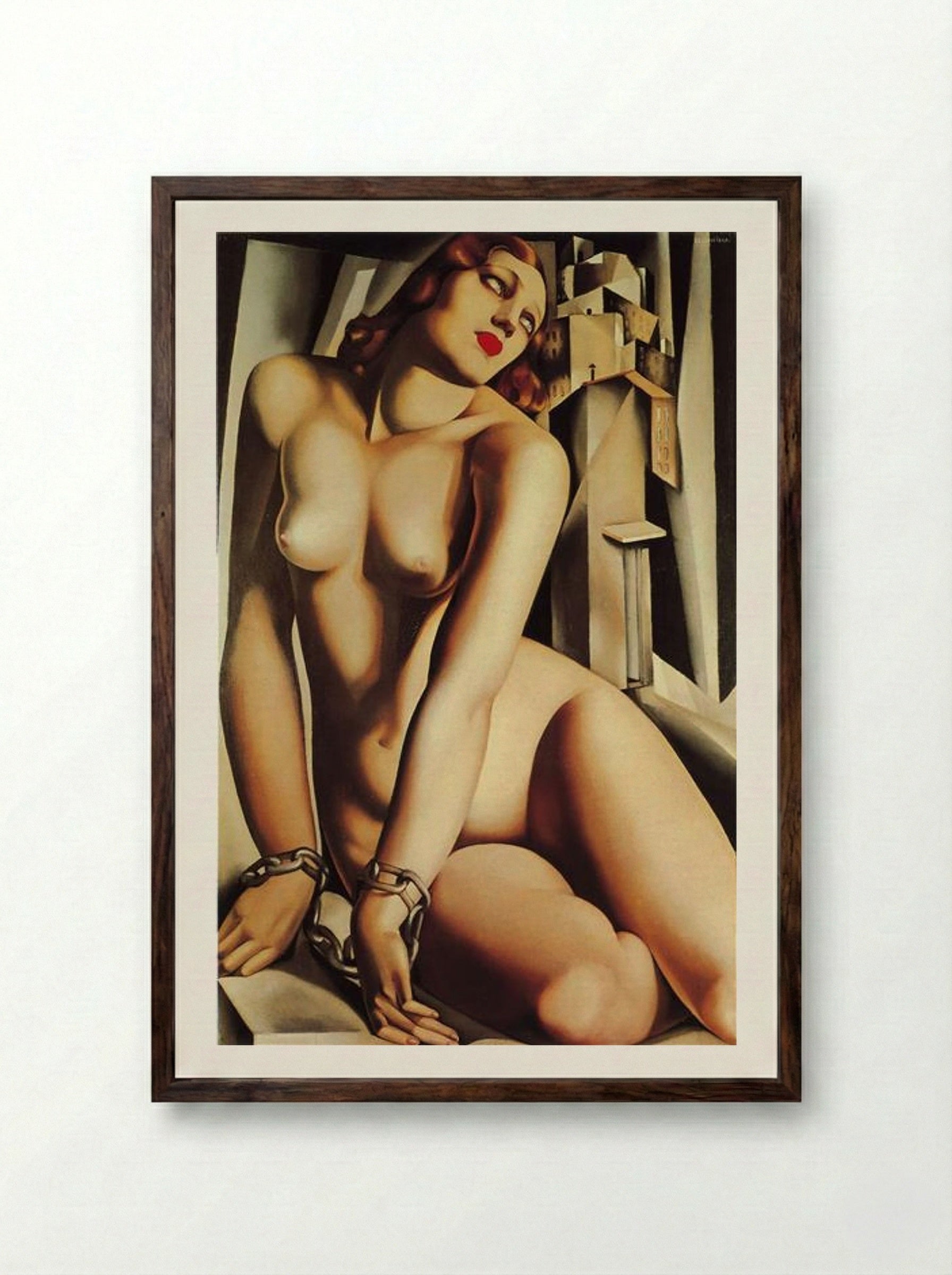 Andromeda - Tamara de Lempicka - Framed Print Dark Wood
