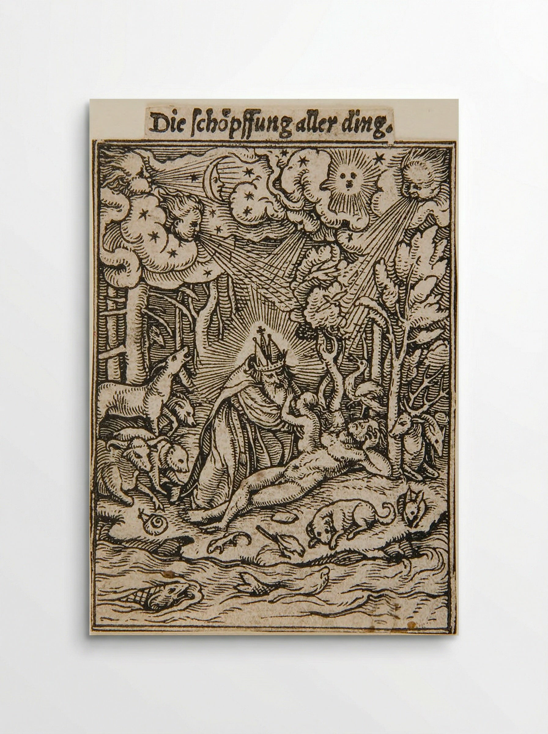 The Creation of Eve - Hans Holbein the Younger - Poster