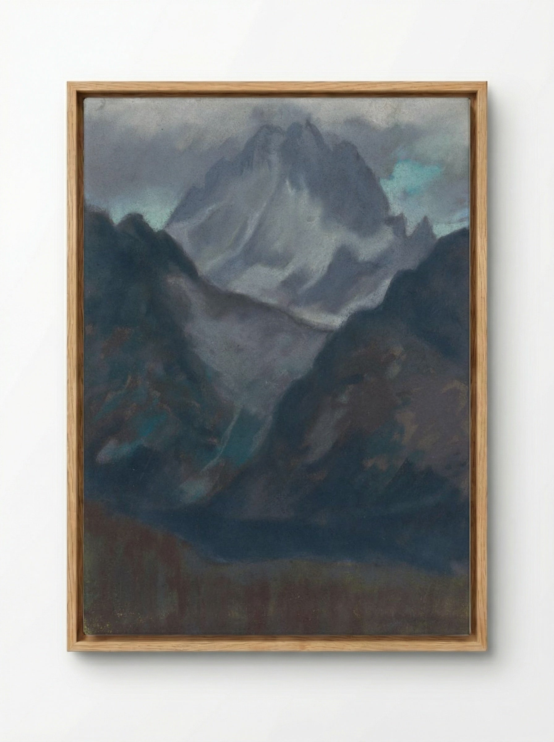 High Tatras Mountainscape - Zolo Palugyay - Framed Canvas Wood
