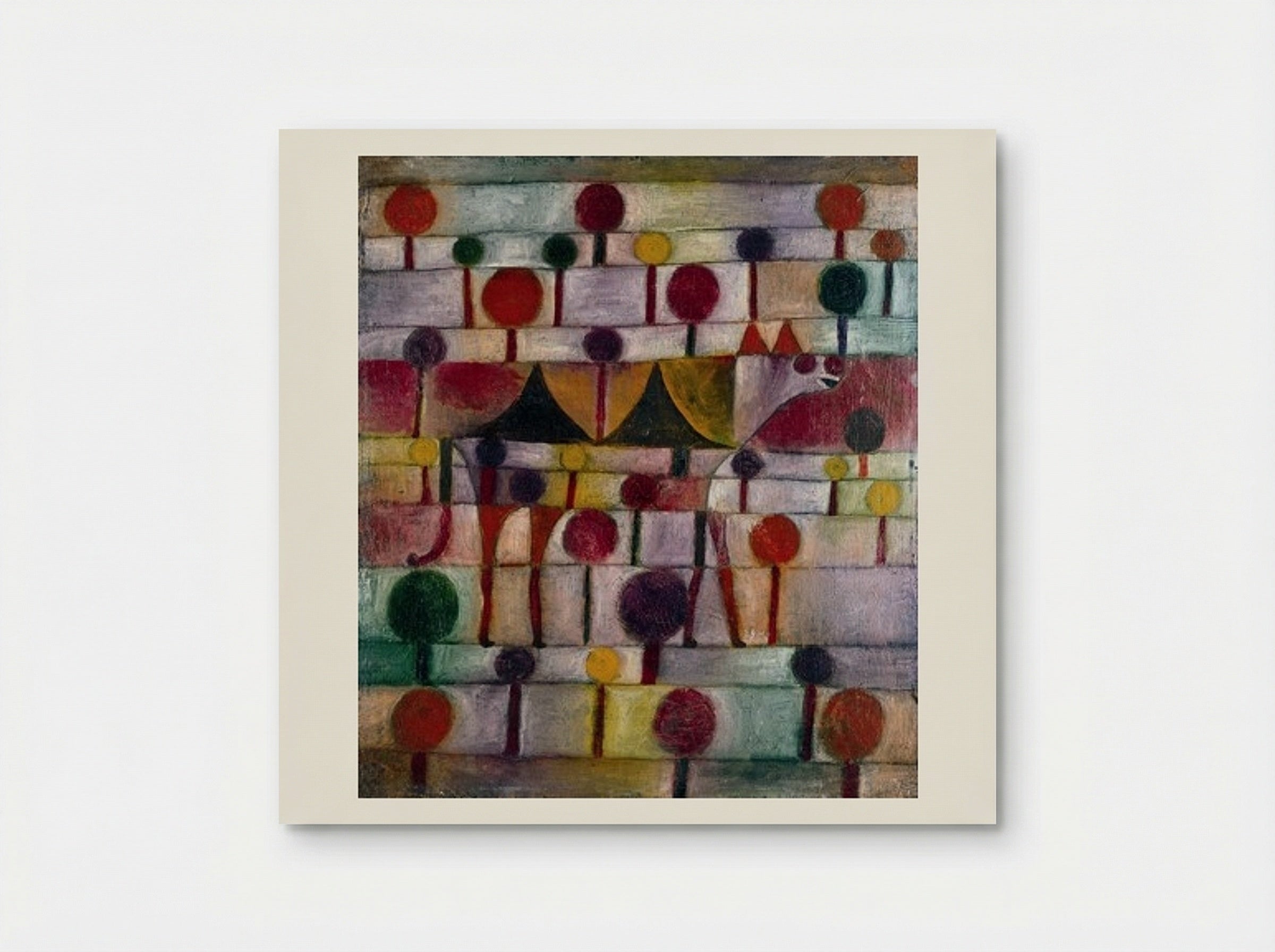 Camel in Rhythmic Tree-Filled Region - Paul Klee - Poster