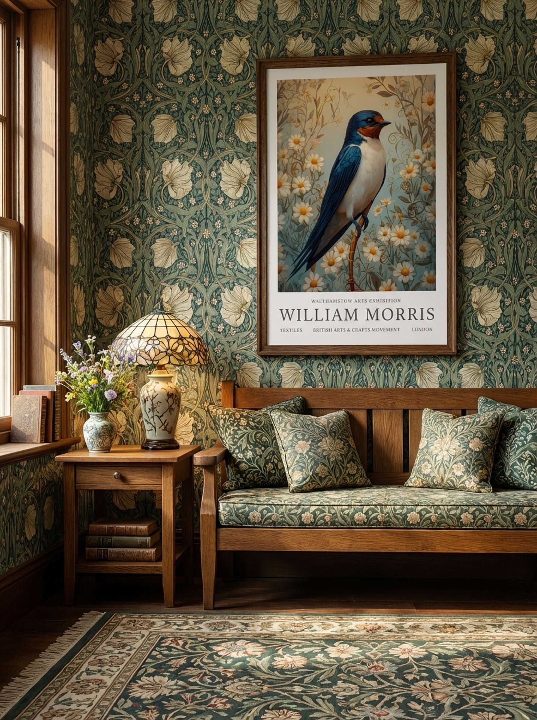 Barn Swallow Symphony - William Morris - Lifestyle