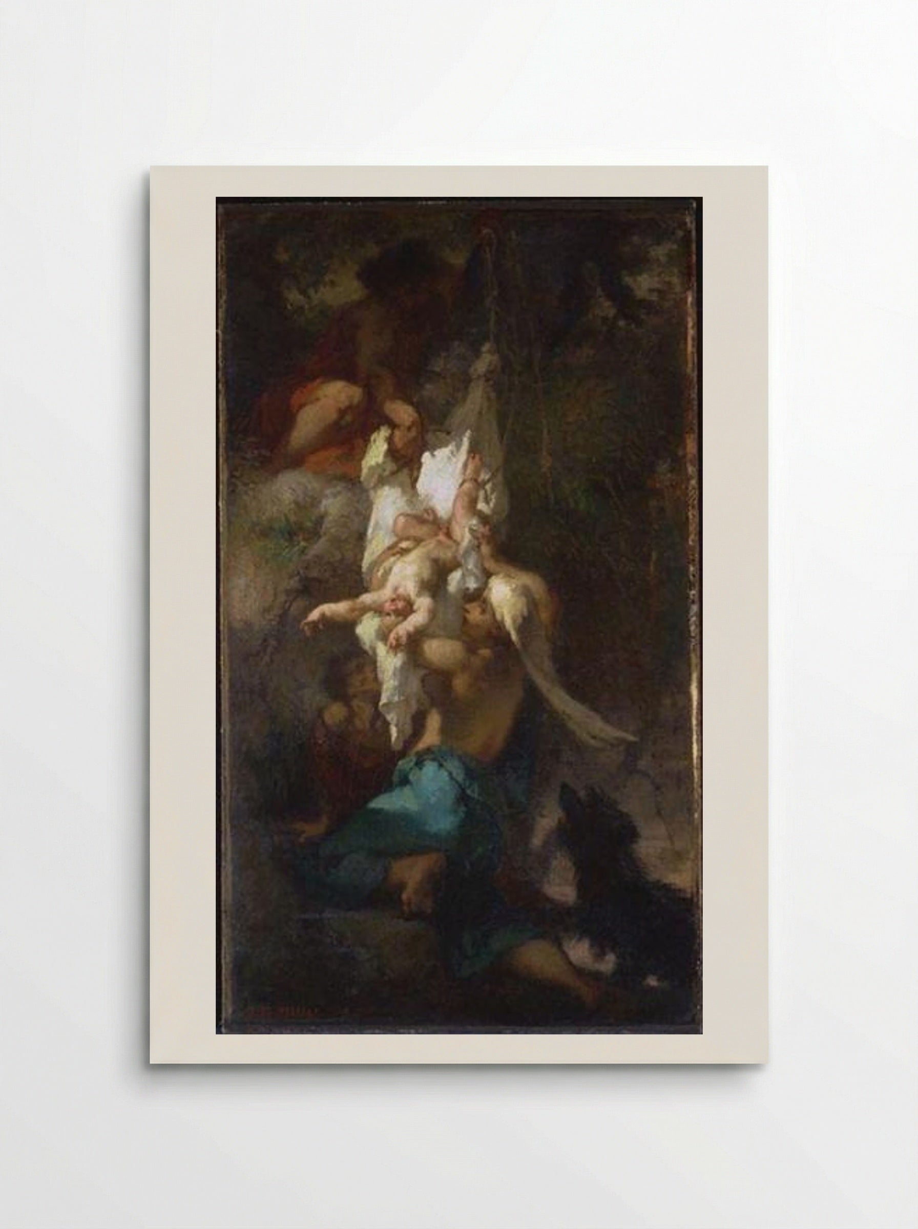 Oedipus Taken Down from the Tree - Jean-François Millet - Poster