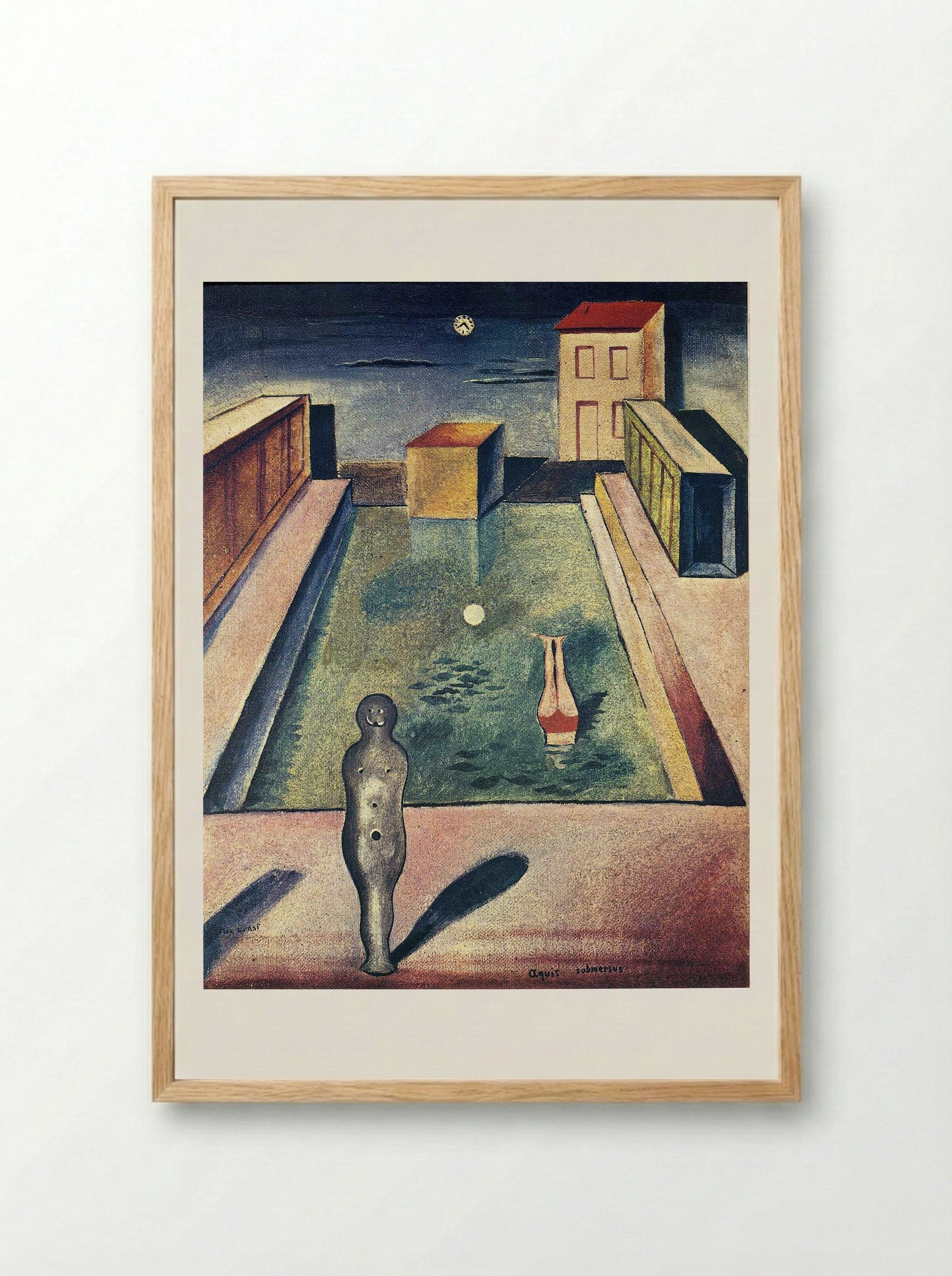 Aquis Submersus - Max Ernst - Framed Print Wood
