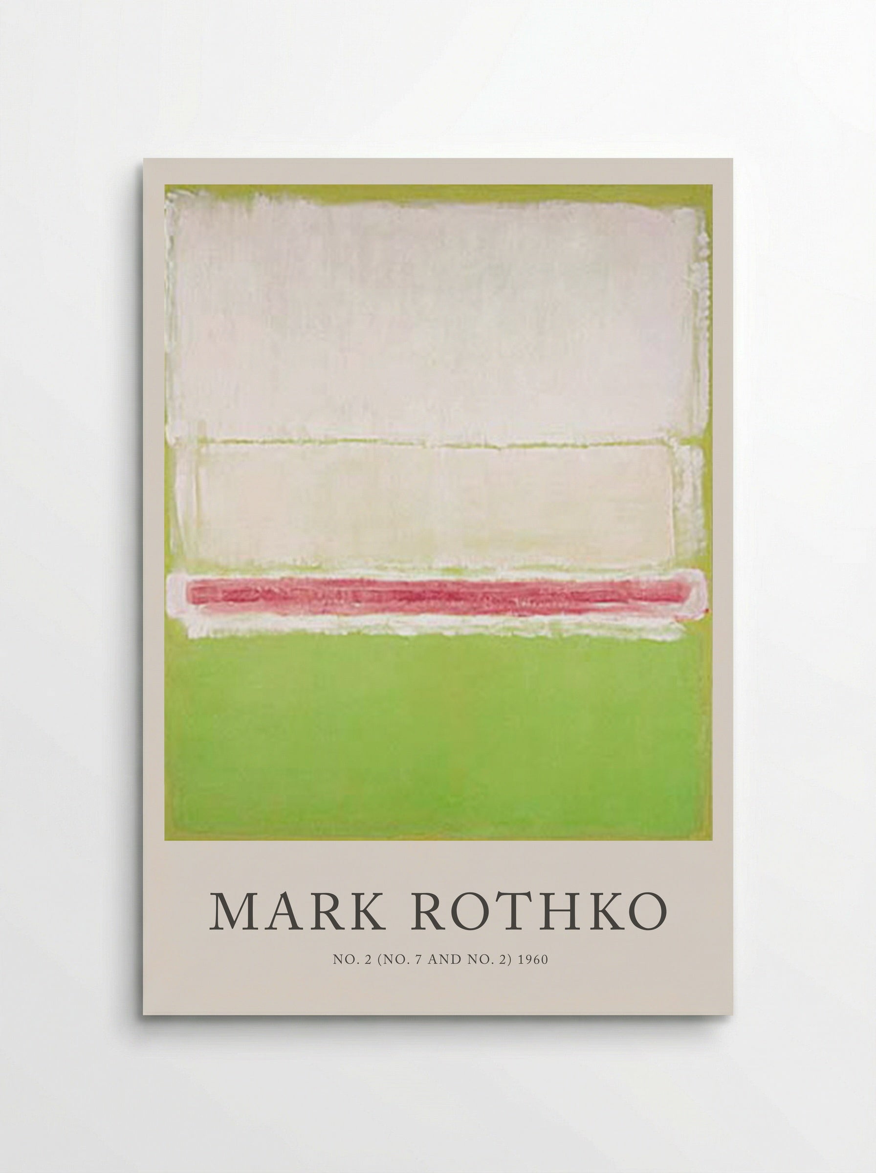 No. 2 (No. 7 and No. 2) - Mark Rothko - Poster
