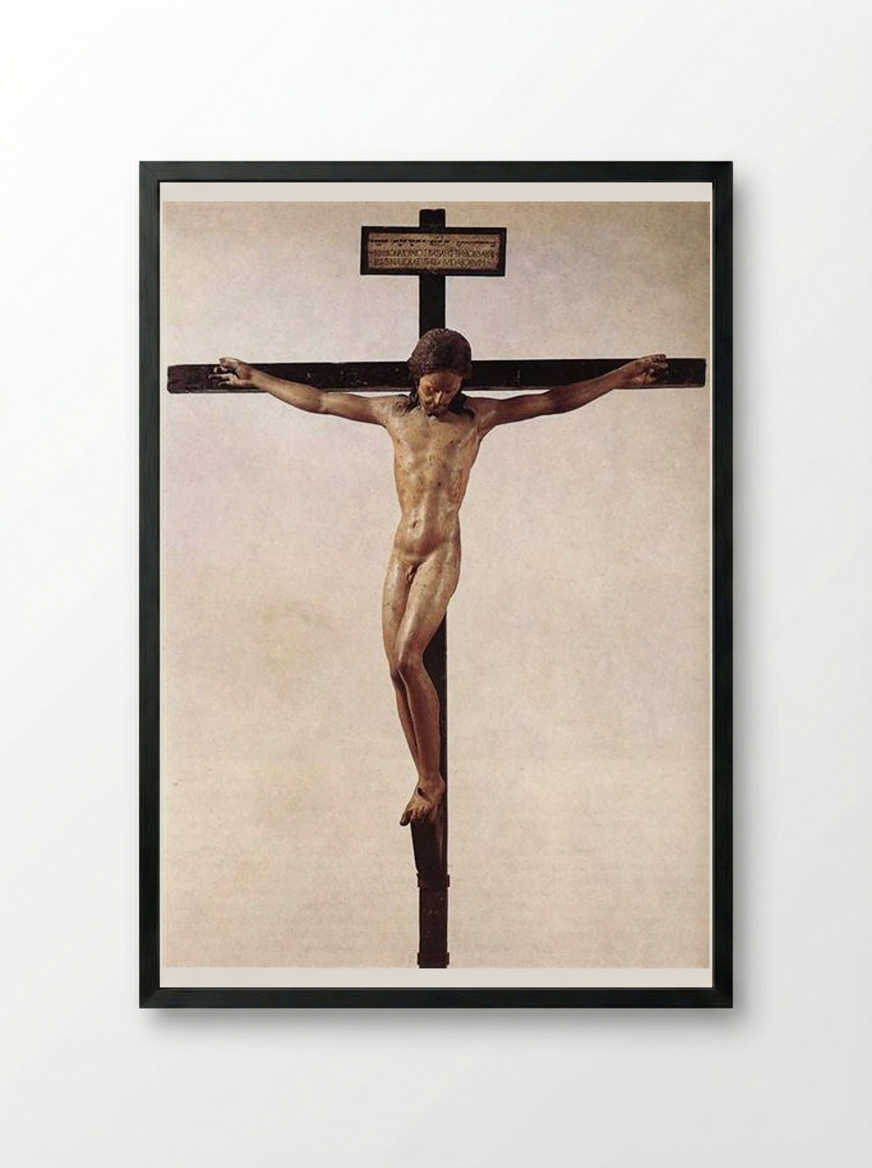 Crucifixion - Michelangelo - Framed Print Black
