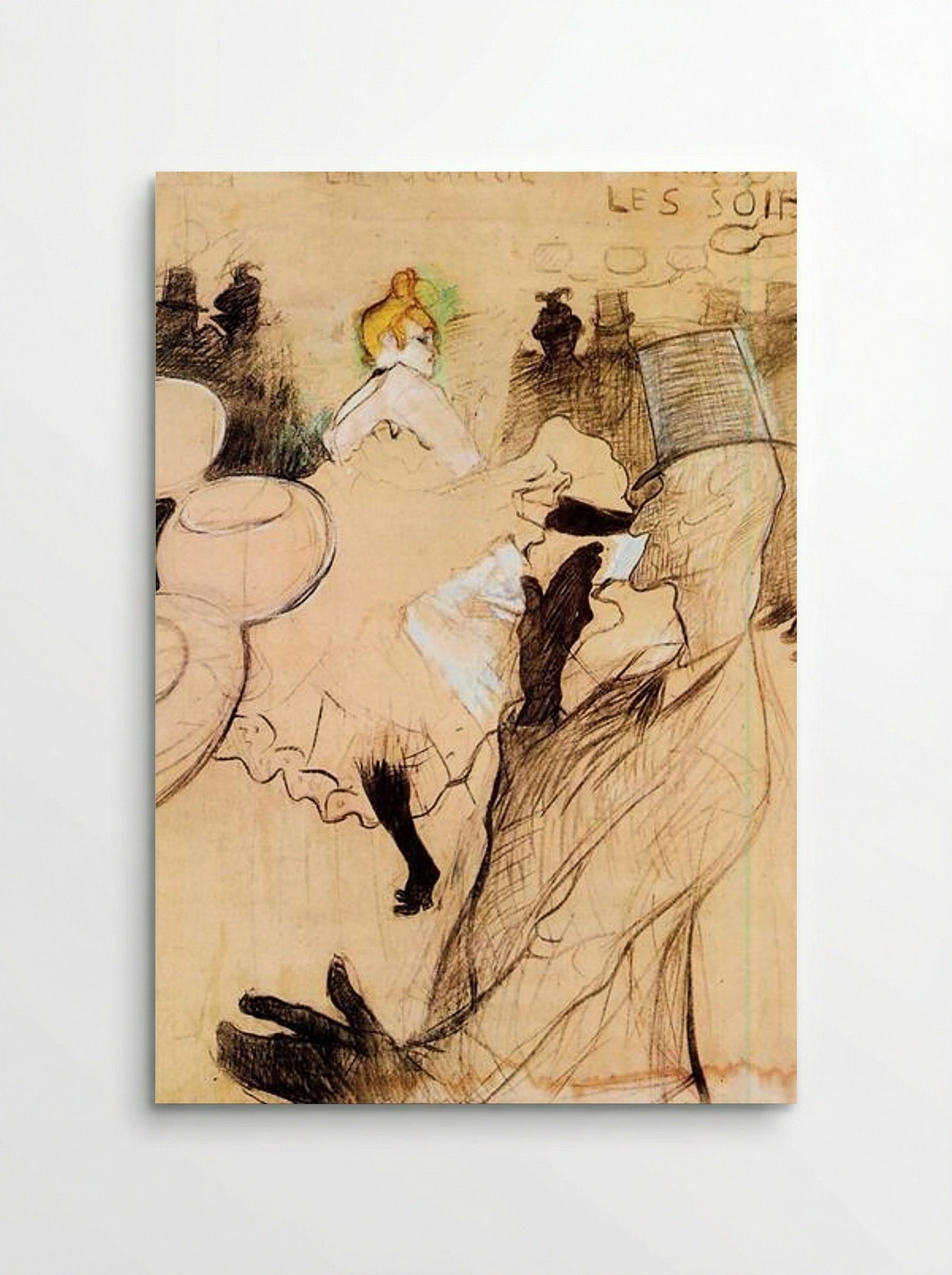 The Goulue and Valentin, The Boneless One - Henri de Toulouse-Lautrec - Poster