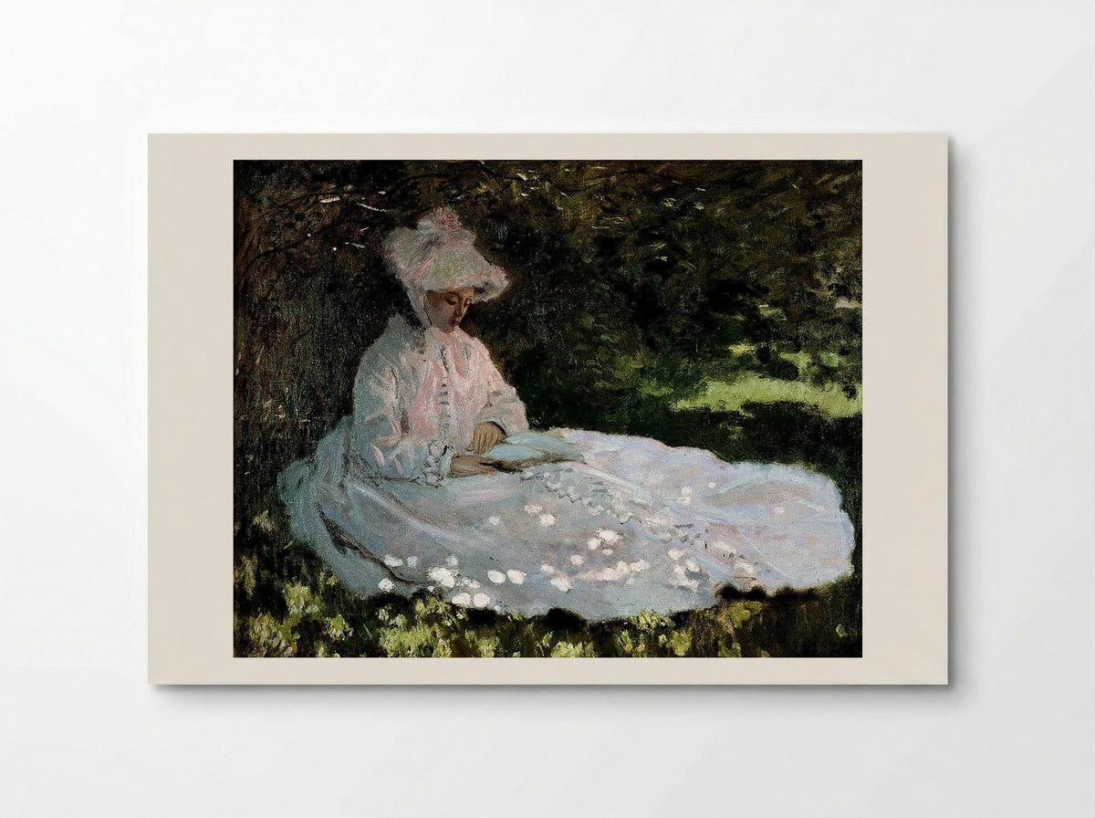 A Woman Reading - Berthe Morisot - Poster