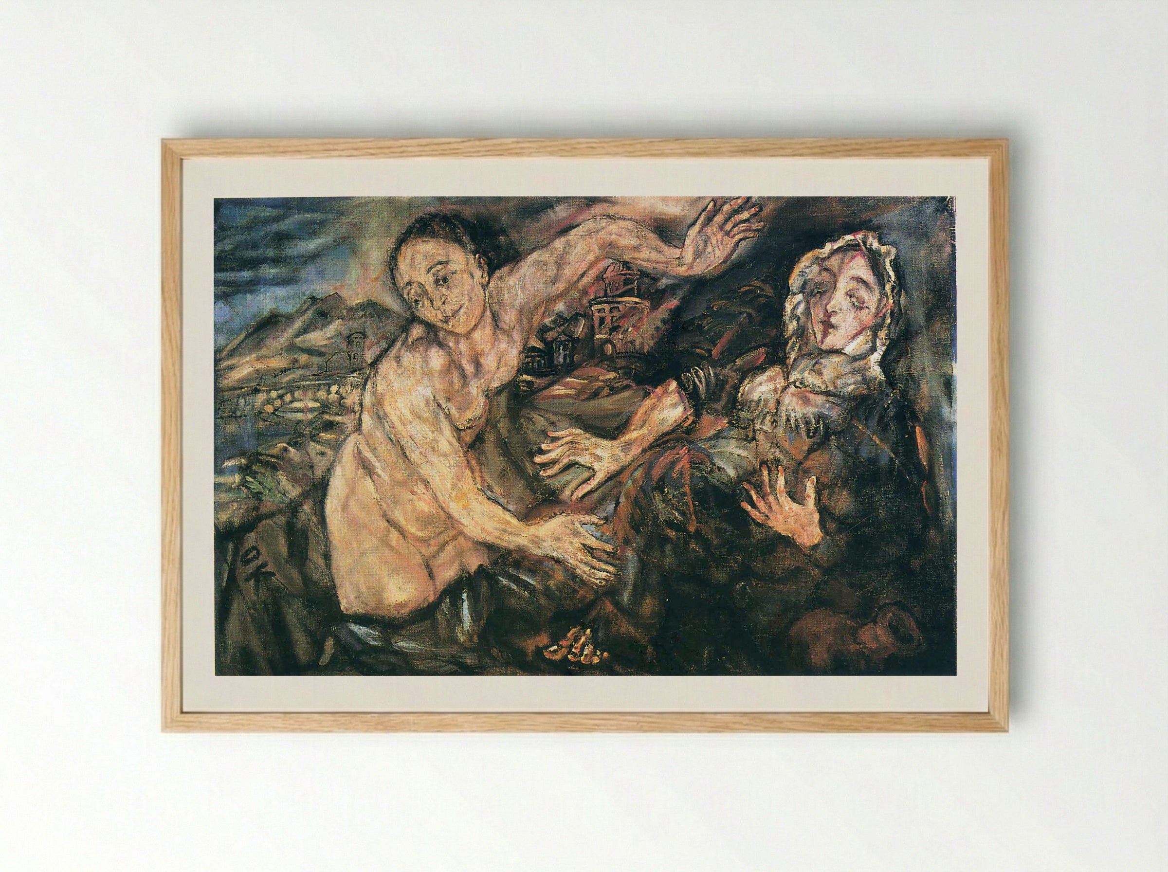 The Annunciation - Paula Modersohn-Becker - Framed Print Wood