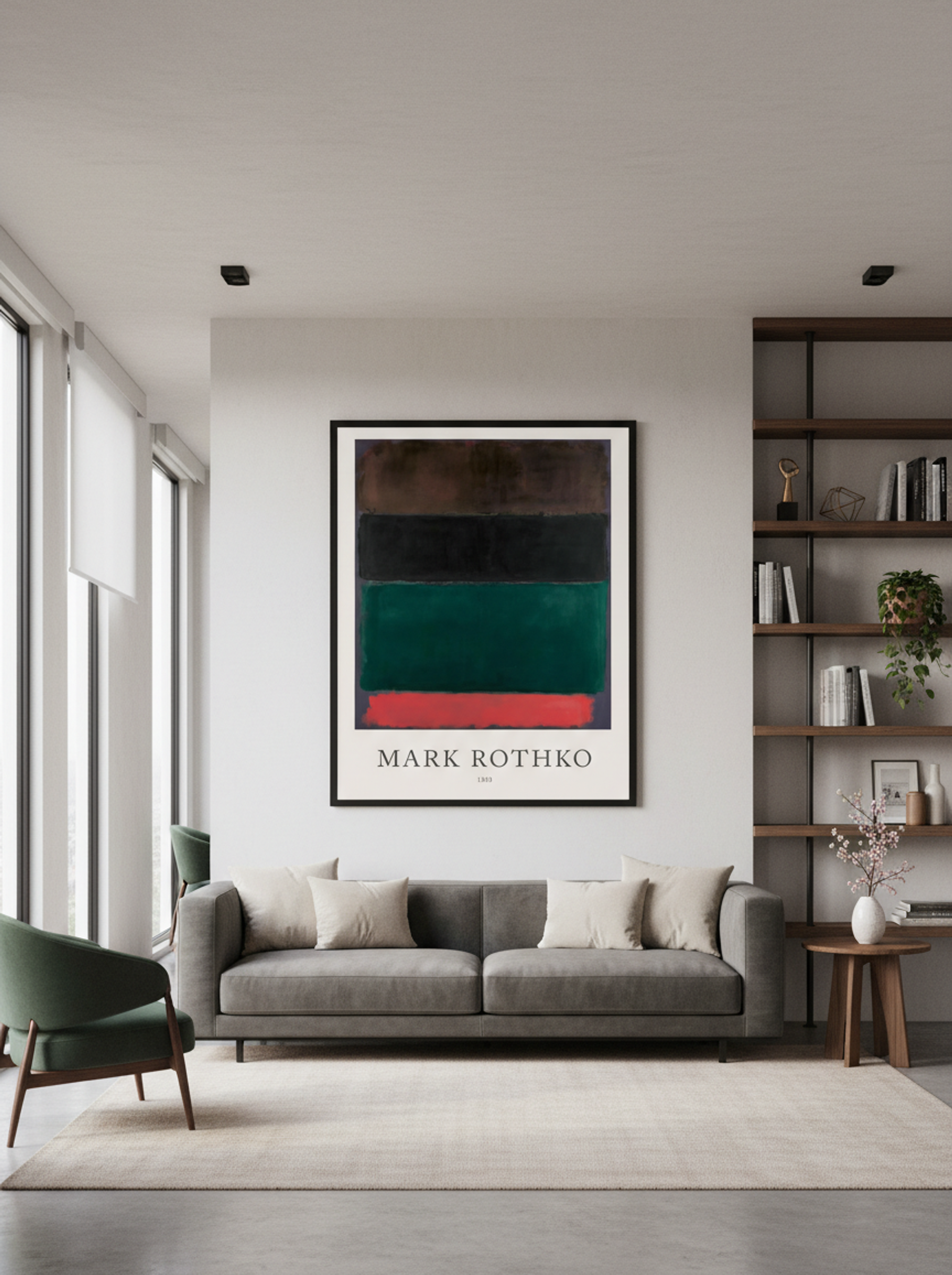 Untitled (Multiform Painting) - Mark Rothko - Lifestyle