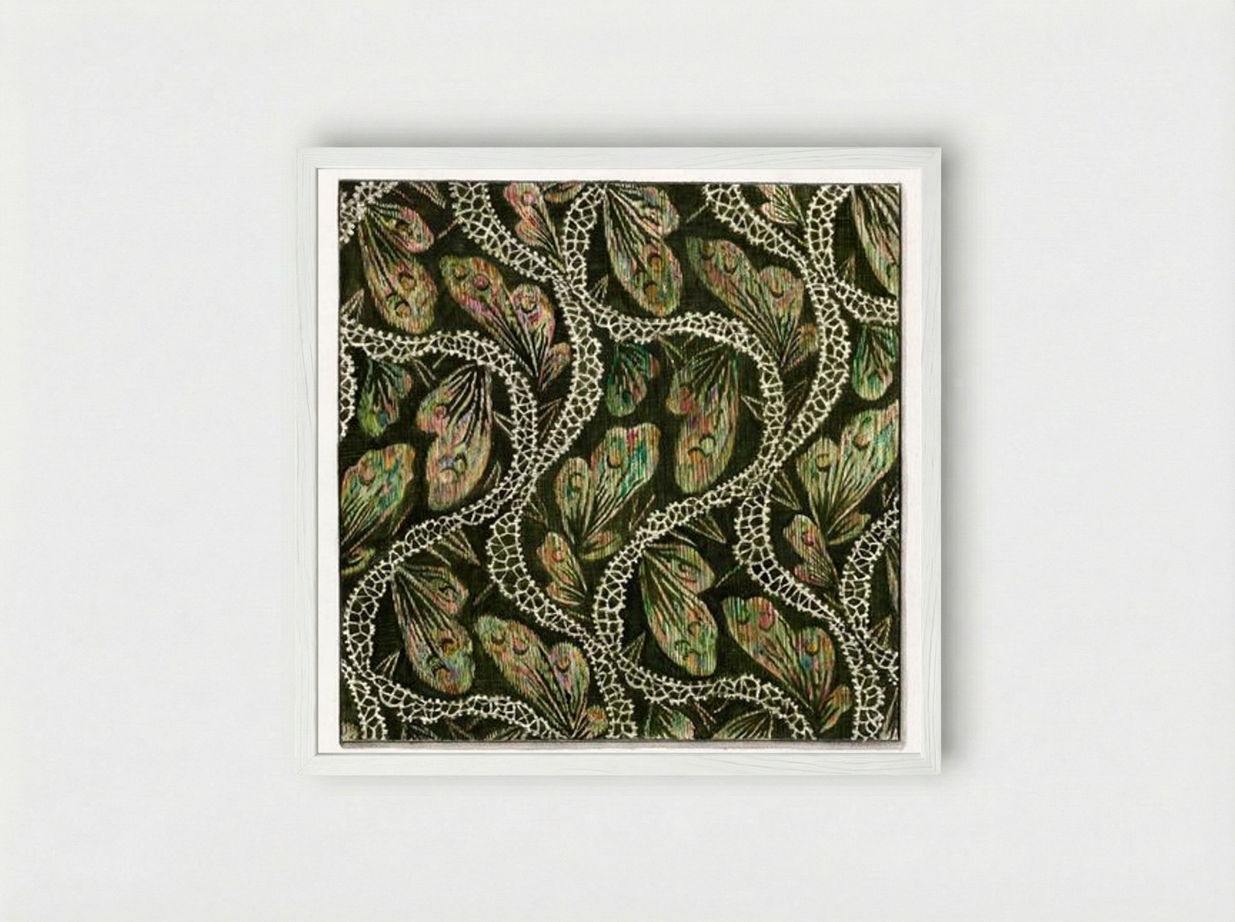 Material Used in Costume - Isabelle De Strange - Framed Print White