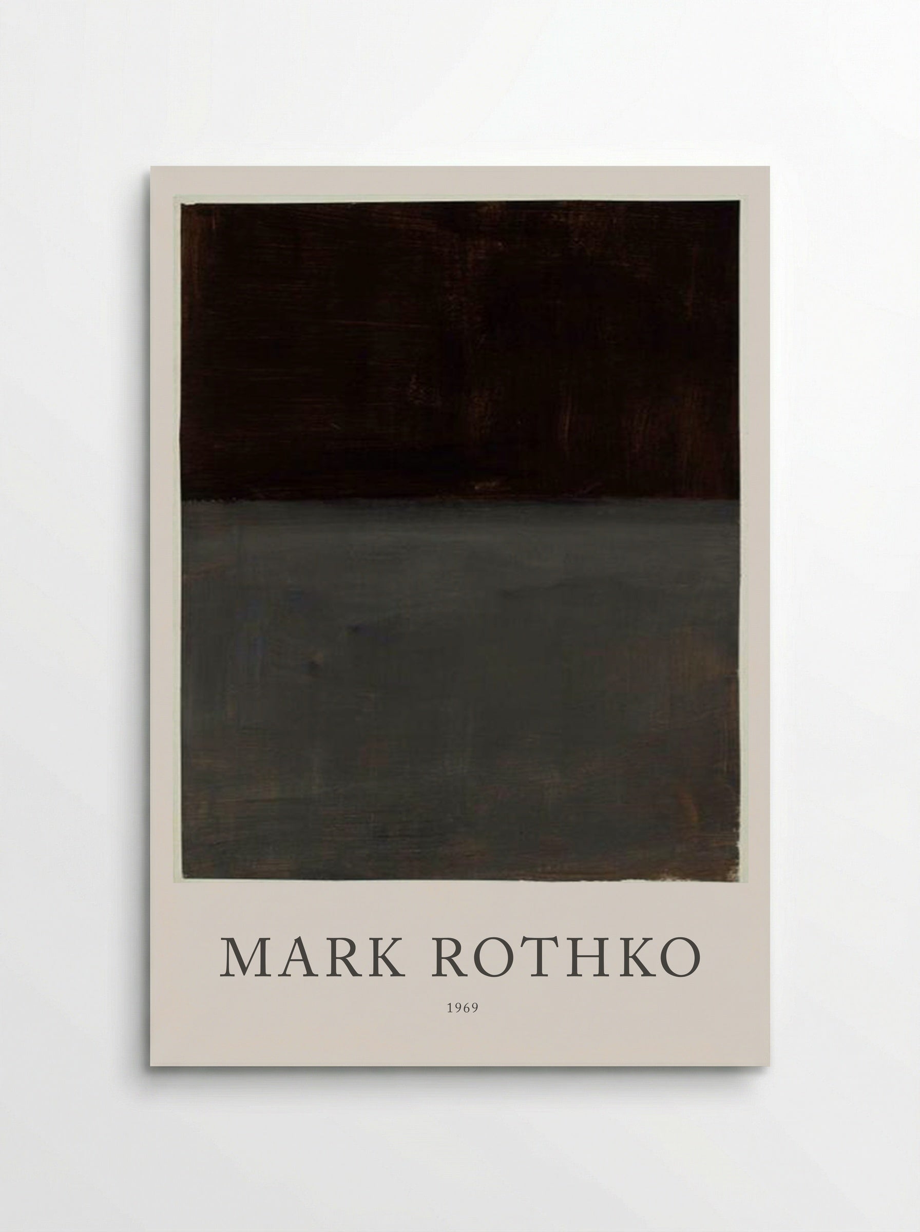 Untitled (Brown and Grey) - Mark Rothko - Poster