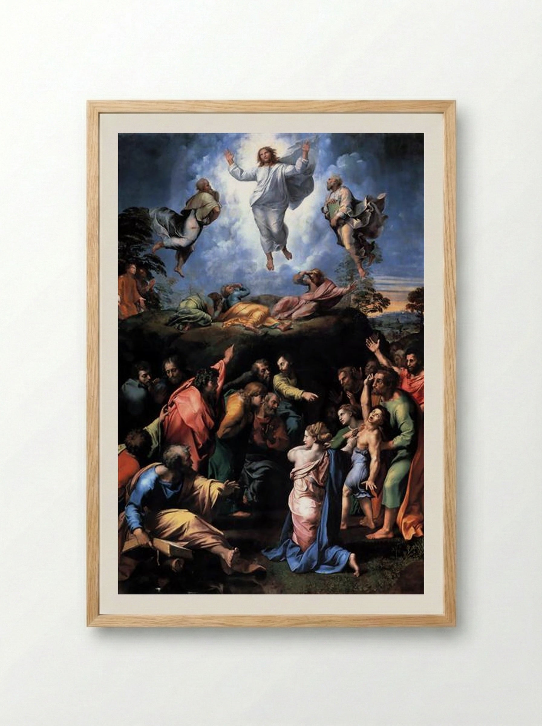 The Transfiguration - Raphael - Framed Print Wood