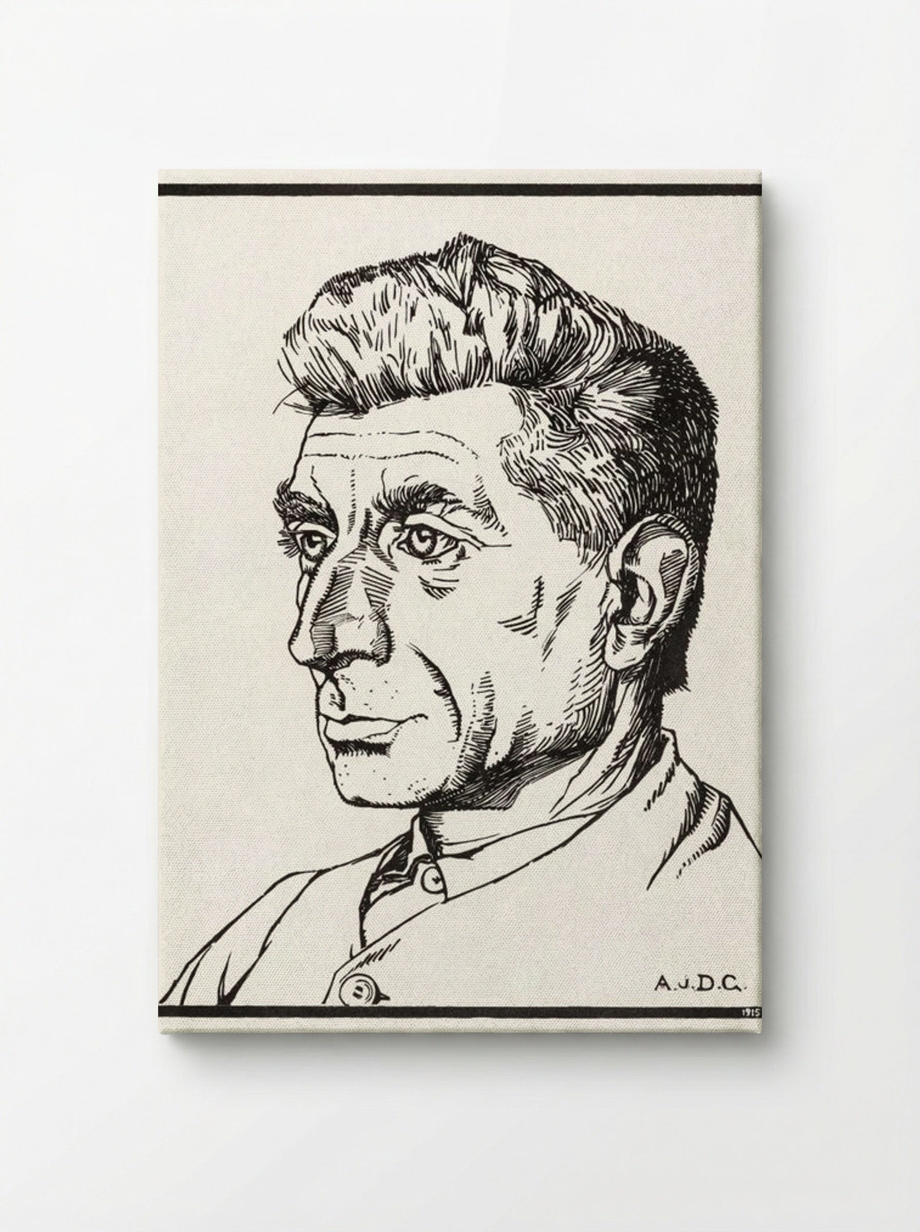 Portrait of a Man - Julie de Graag - Canvas