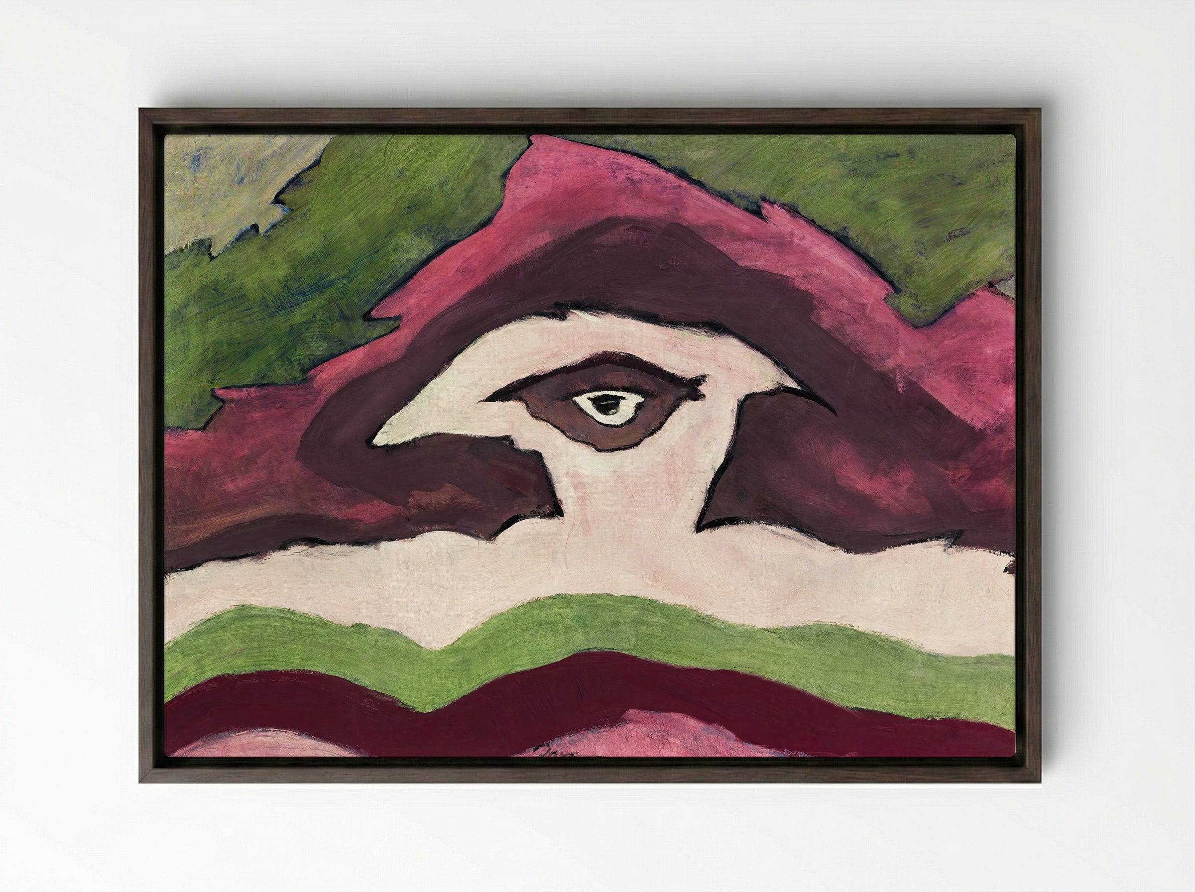 Storm Clouds - Arthur Dove - Framed Canvas Dark Wood