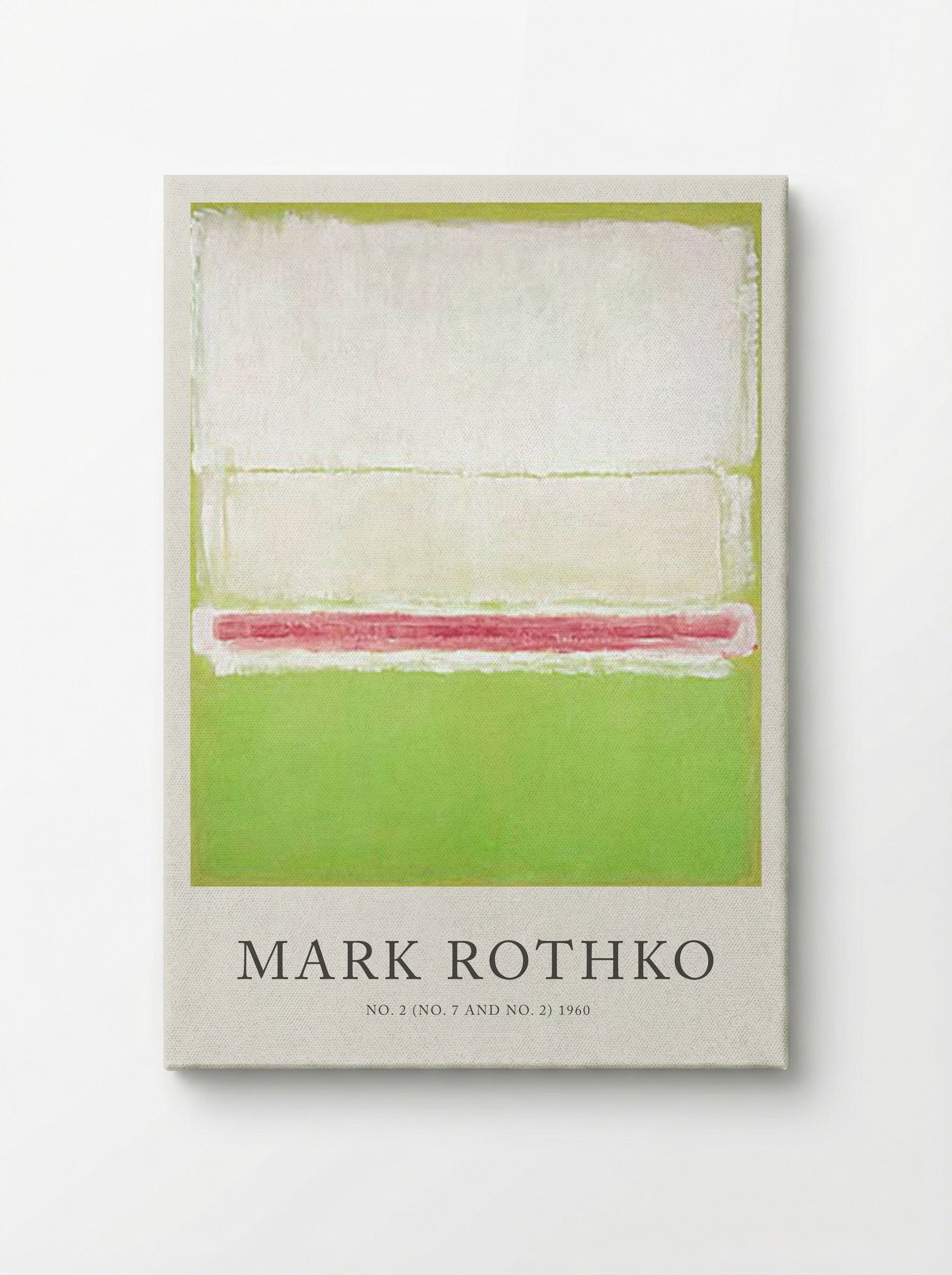No. 2 (No. 7 and No. 2) - Mark Rothko - Canvas
