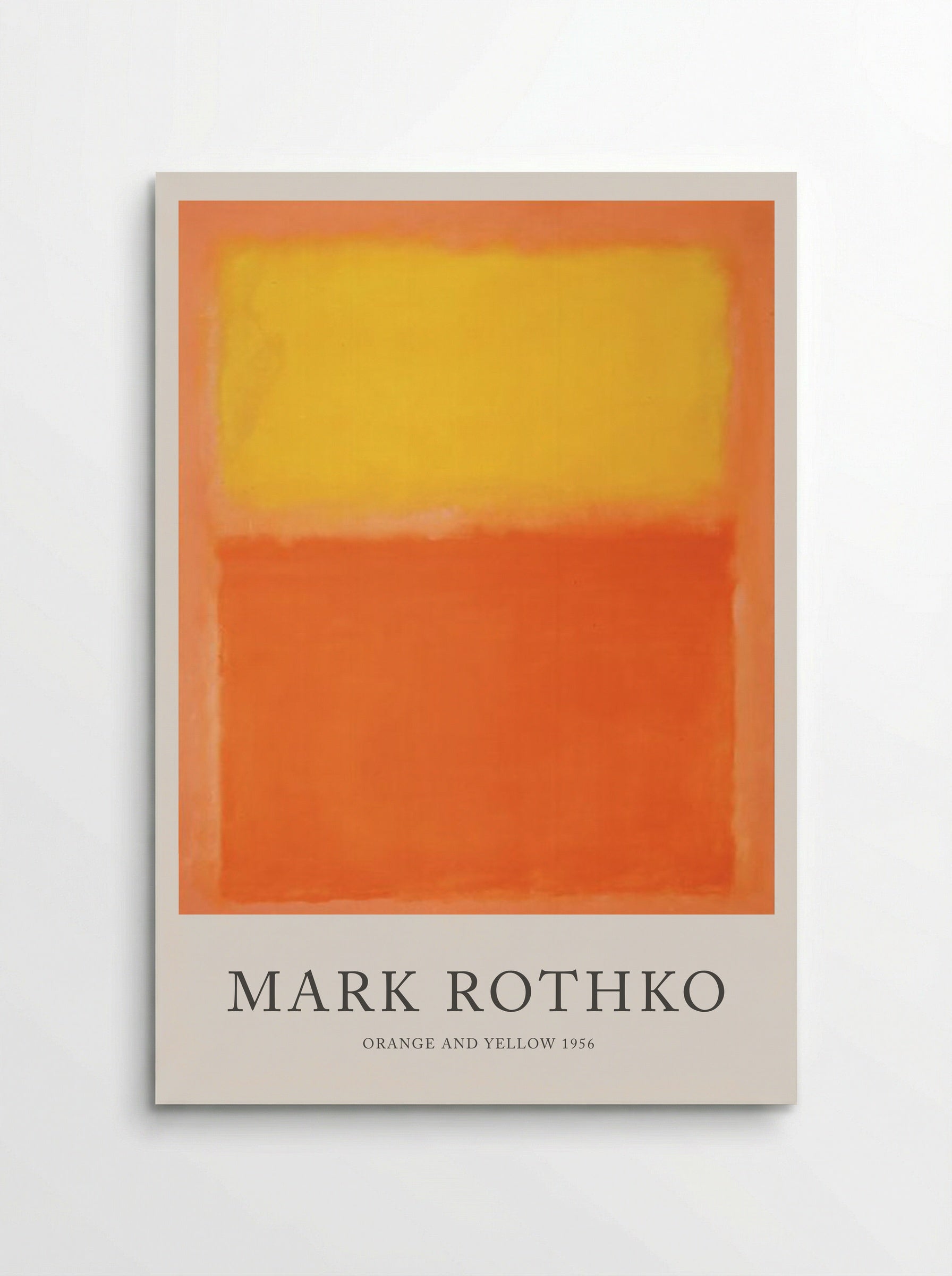 Orange and Yellow - Mark Rothko - Poster