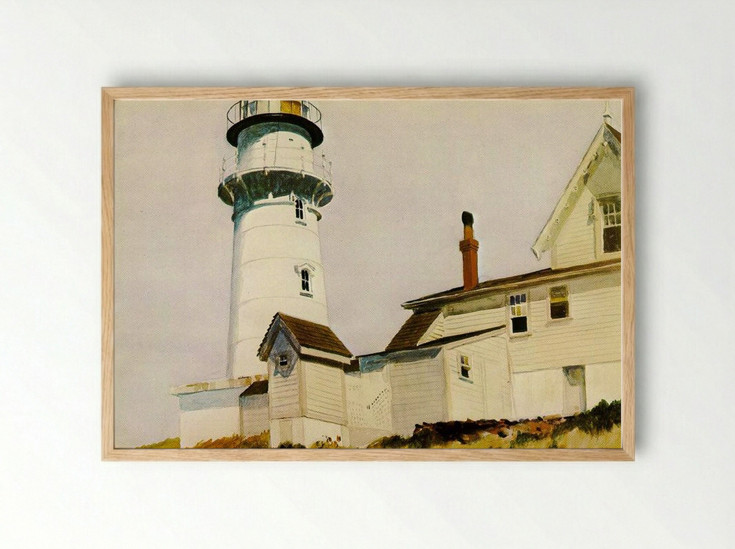 Office in a Small City - Edward Hopper - Framed Print Wood