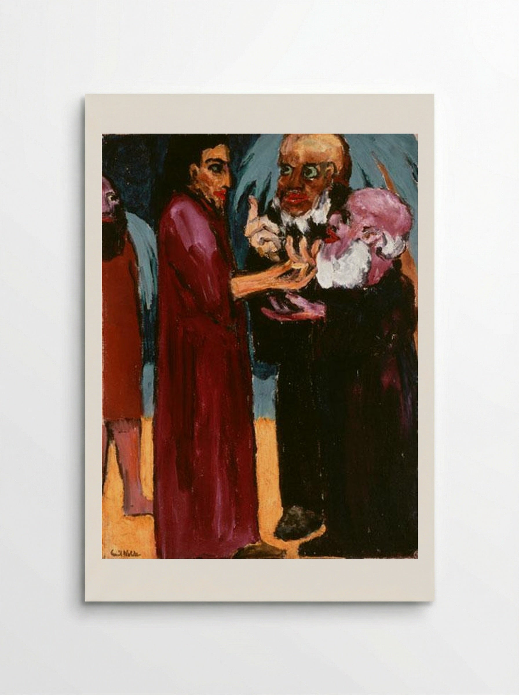 The Tribute Money - Emil Nolde - Poster