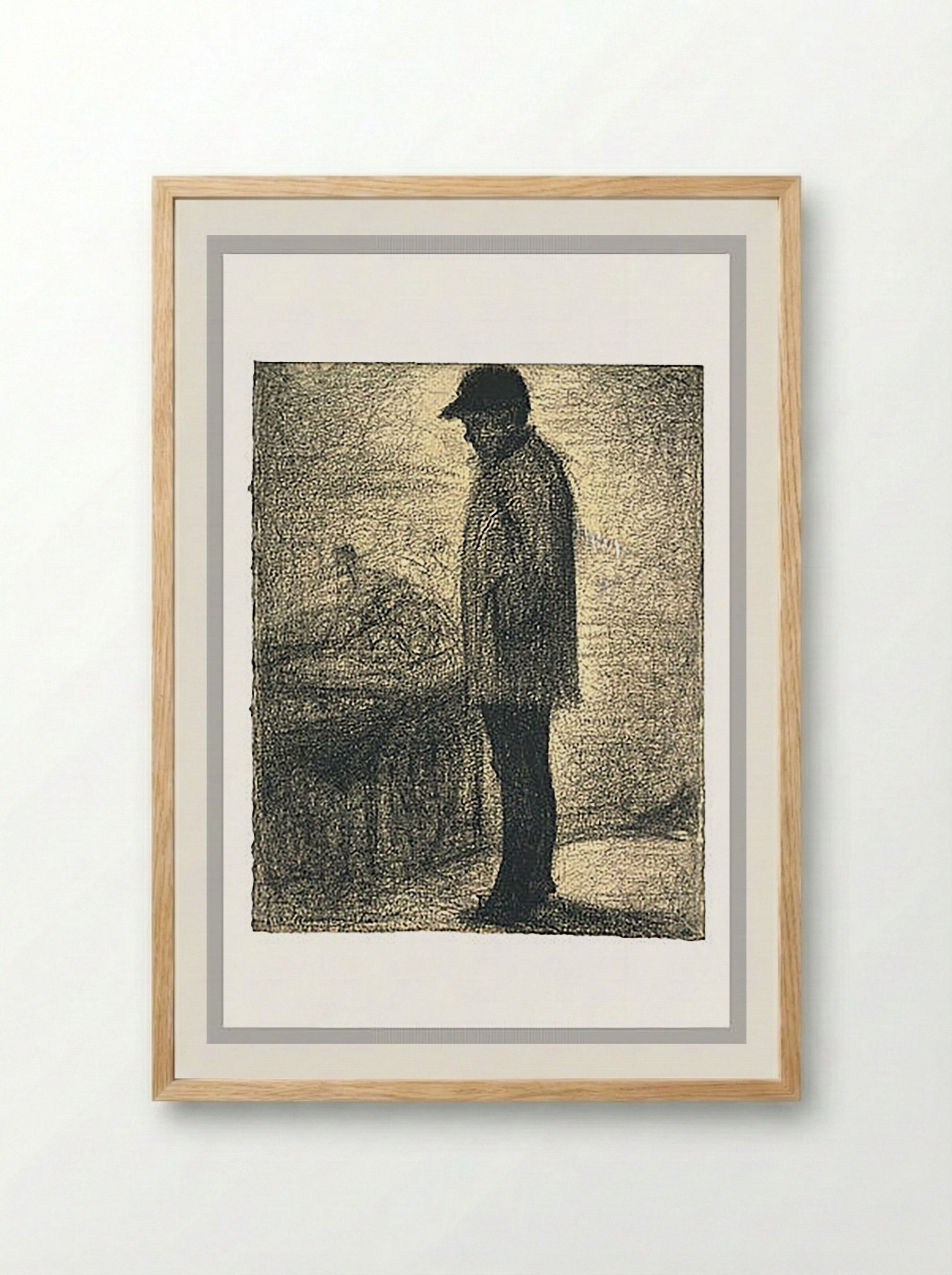 The Orange Seller - Camille Pissarro - Framed Print Wood