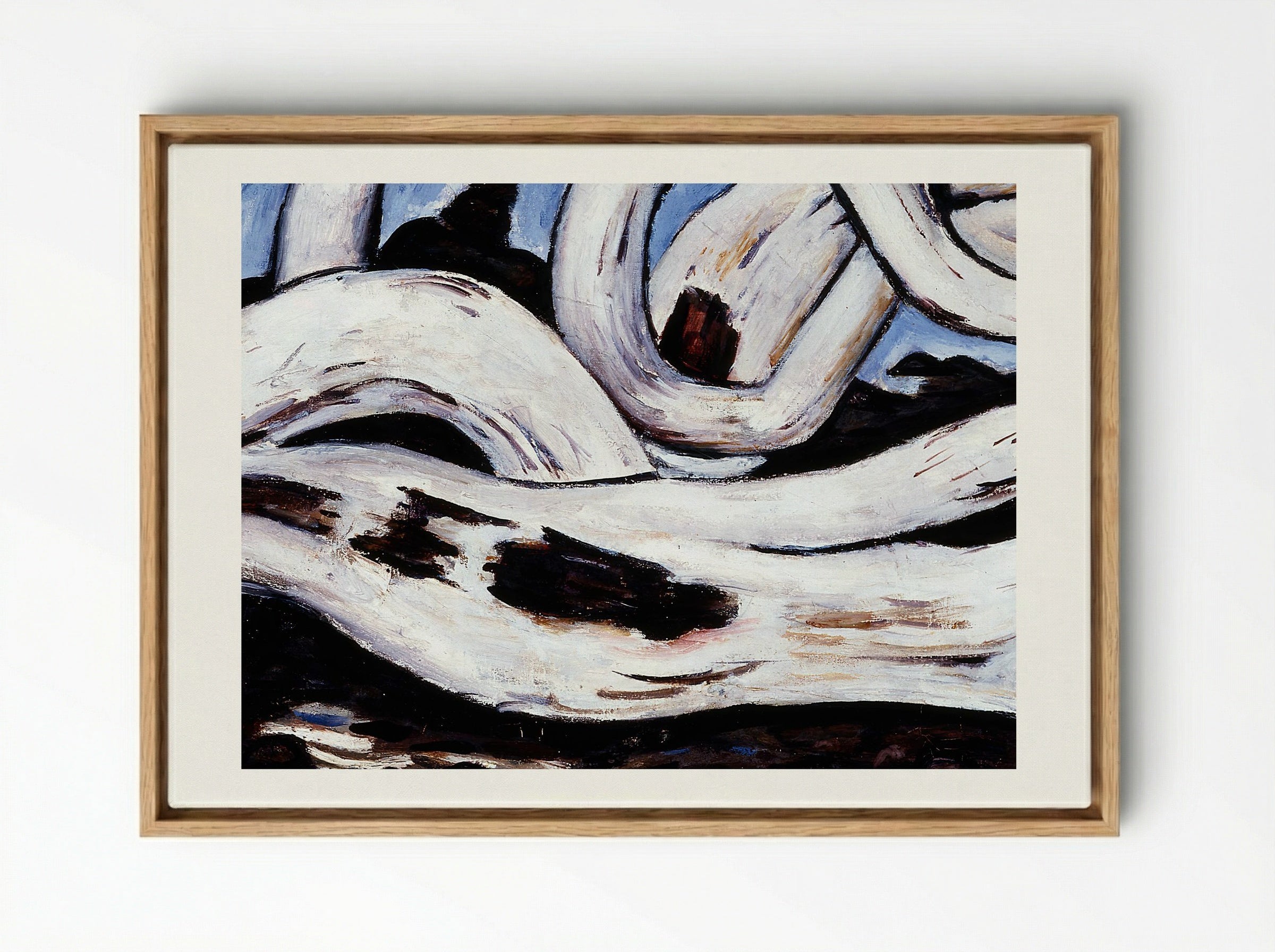 Driftwood on the Bagaduce - Marsden Hartley - Framed Canvas Wood